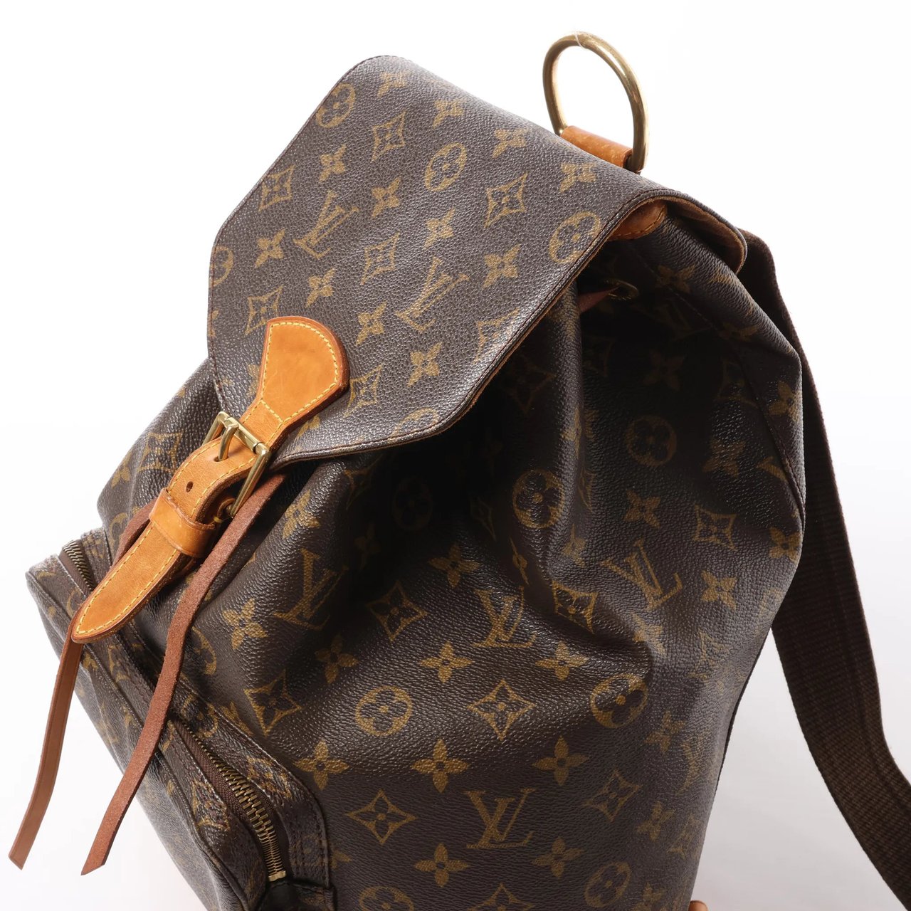 Louis Vuitton Montsouris GM Monogram Canvas Vintage Backpack in Brown M51135 Bruin