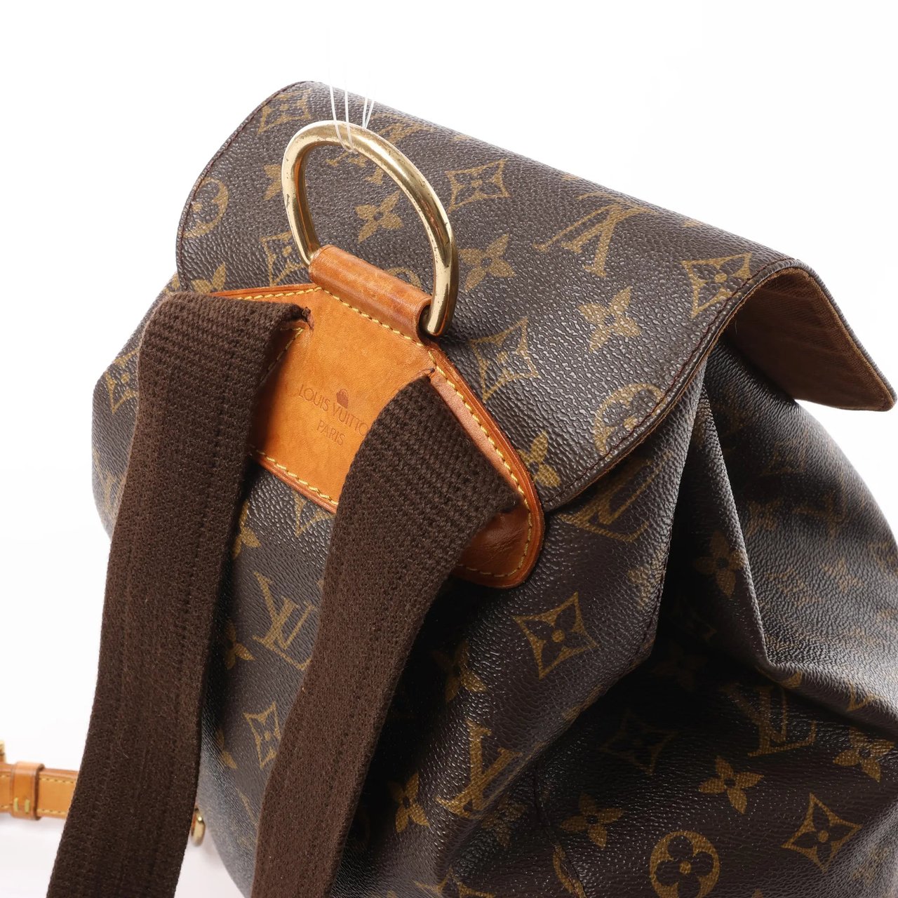Louis Vuitton Montsouris GM Monogram Canvas Vintage Backpack in Brown M51135 Bruin