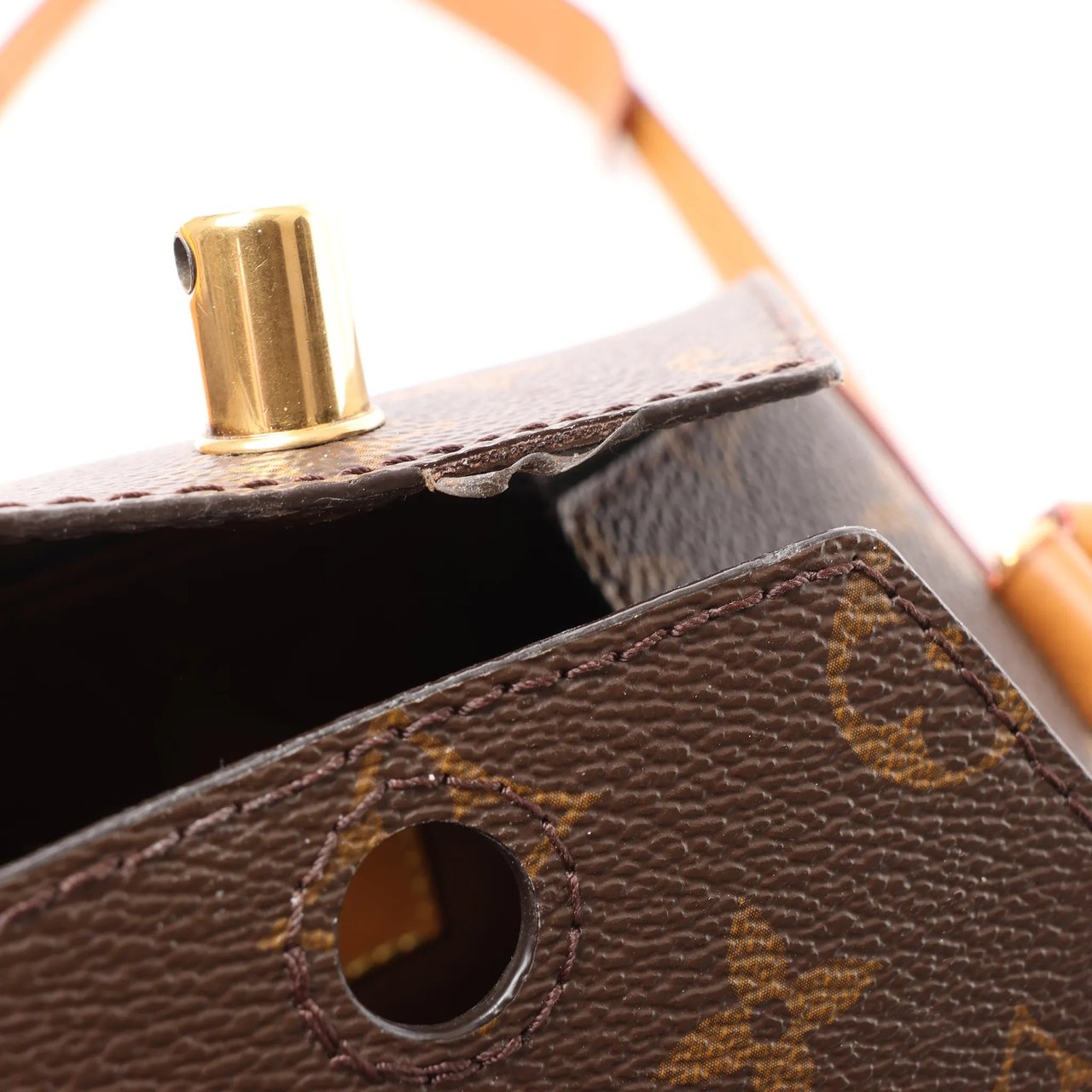 Louis Vuitton Milk Box Monogram Canvas Crossbody Bag in Brown M44877 Bruin