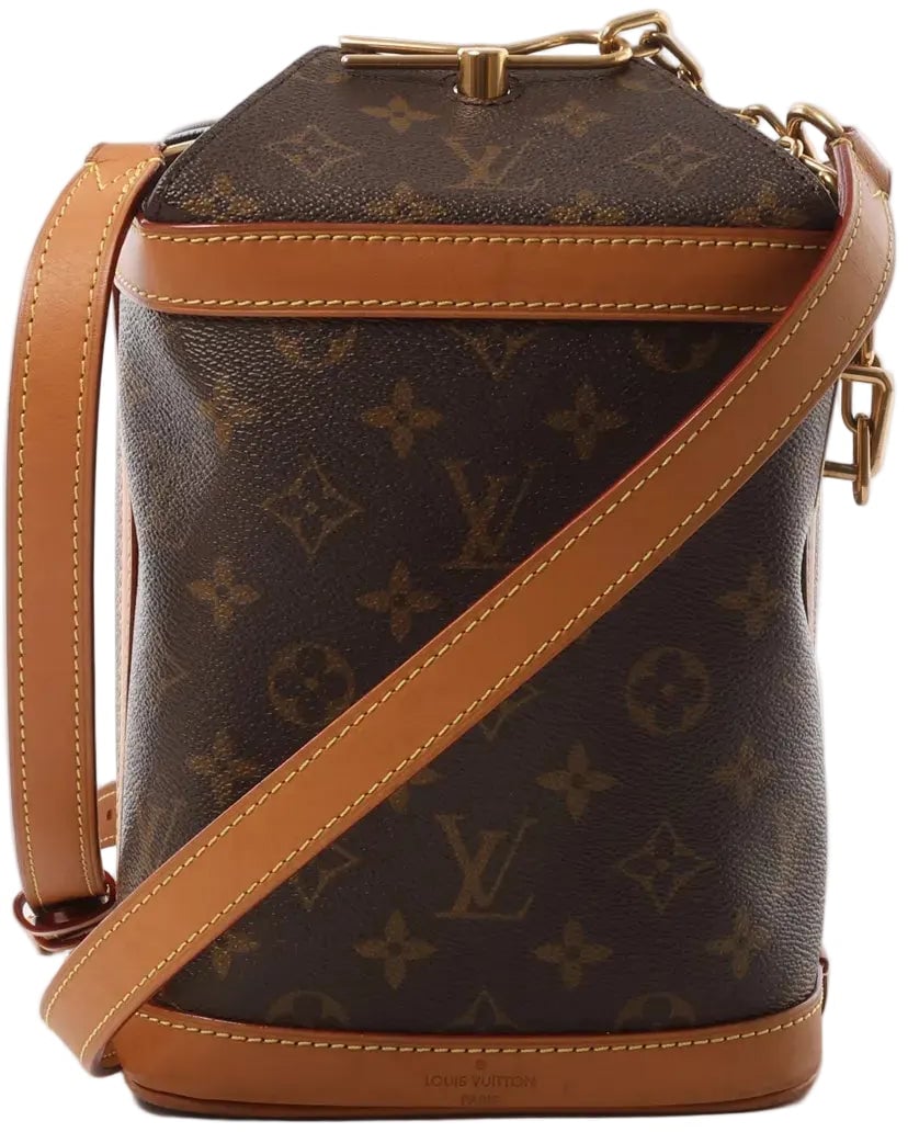 Louis Vuitton Milk Box Monogram Canvas Crossbody Bag in Brown M44877 Bruin