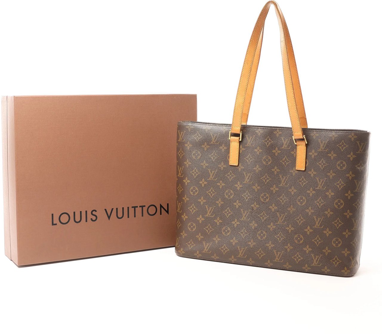 Louis Vuitton Luco Monogram Canvas Shoulder Bag in Brown M51155 Bruin