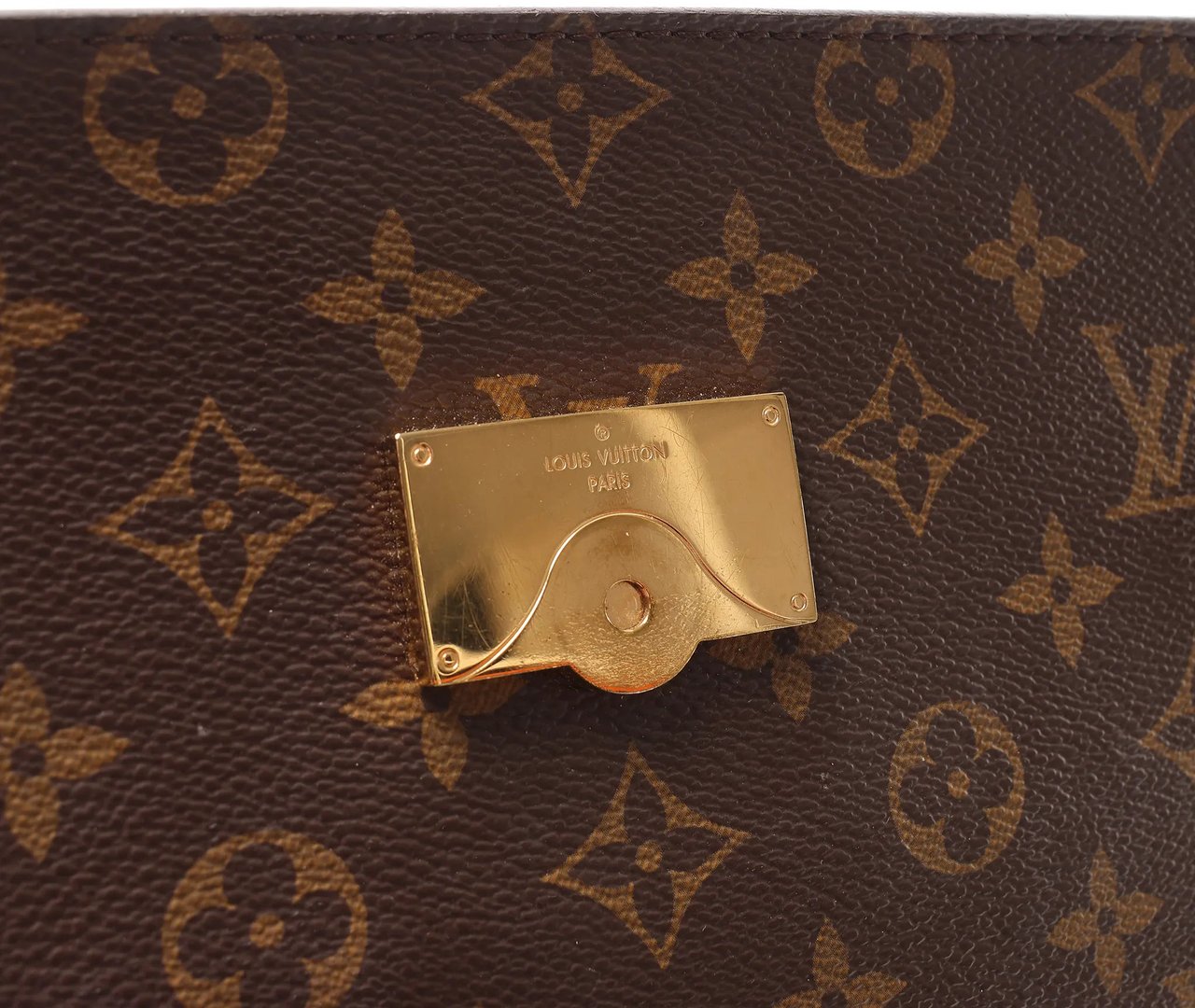 Louis Vuitton Louis Vuitton Cluny MM Monogram Canvas 2Way Handbag in Brown M42735 Bruin