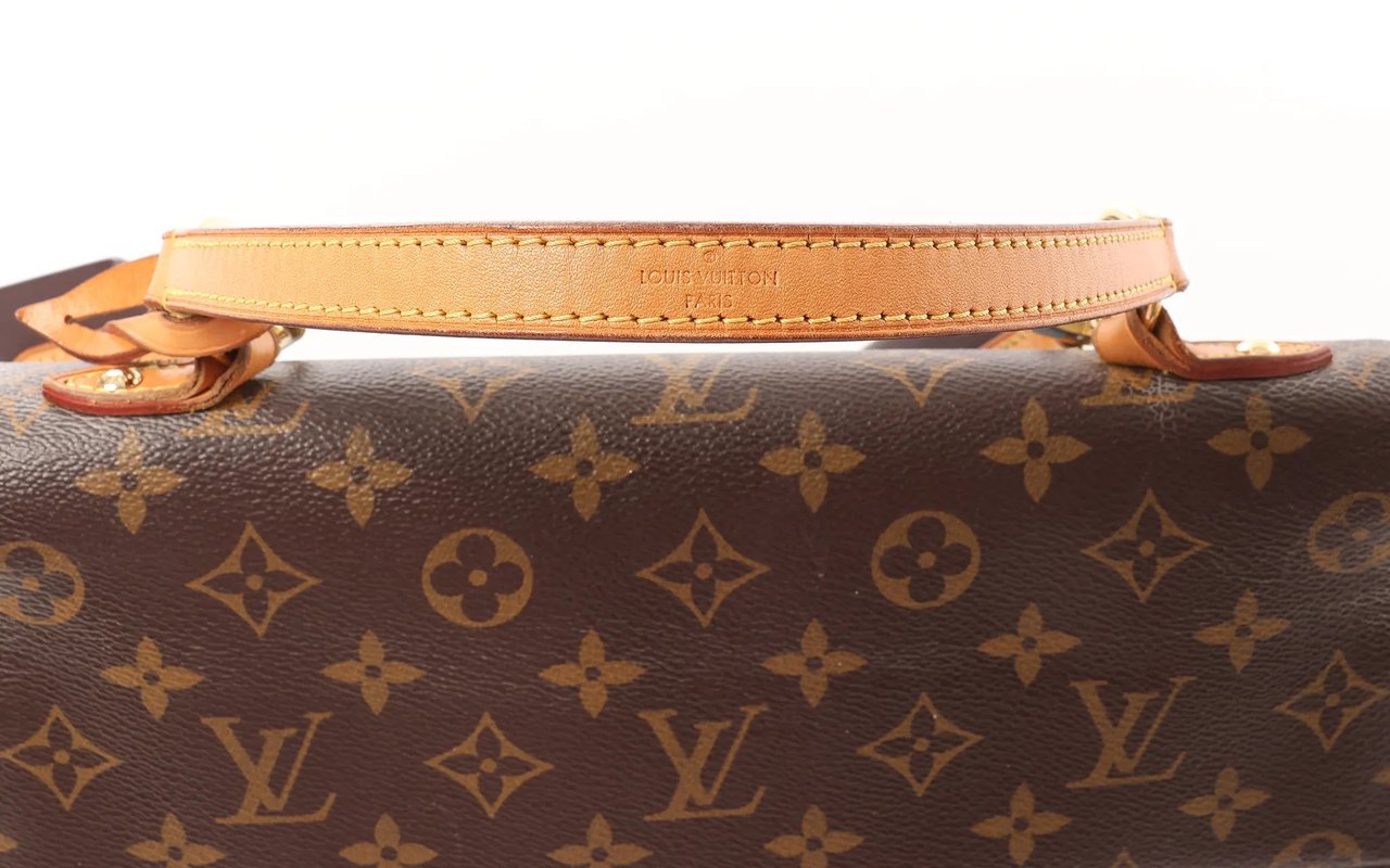 Louis Vuitton Louis Vuitton Cluny MM Monogram Canvas 2Way Handbag in Brown M42735 Bruin