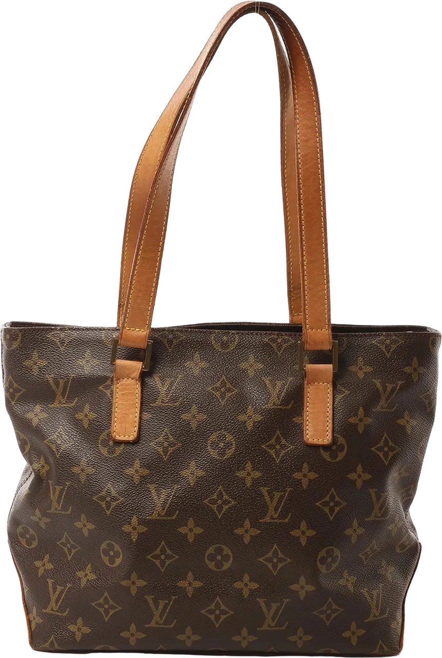 Louis Vuitton Cabas Piano Monogram Canvas Shoulder Bag in Brown M51148 Bruin
