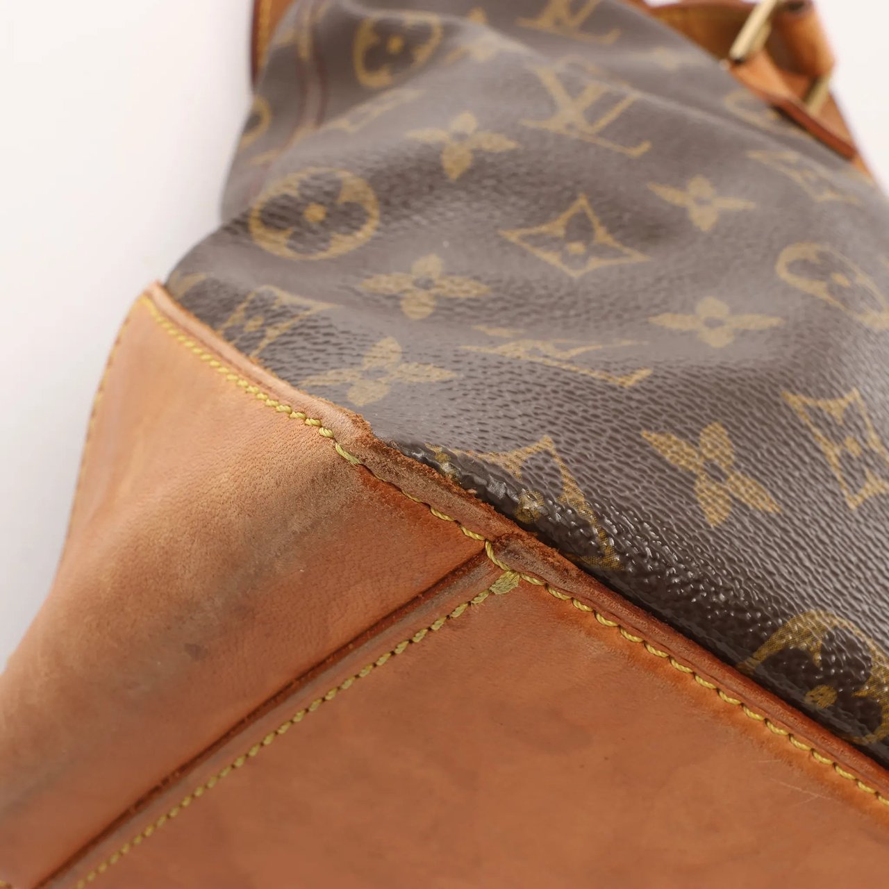 Louis Vuitton Cabas Piano Monogram Canvas Shoulder Bag in Brown M51148 Bruin