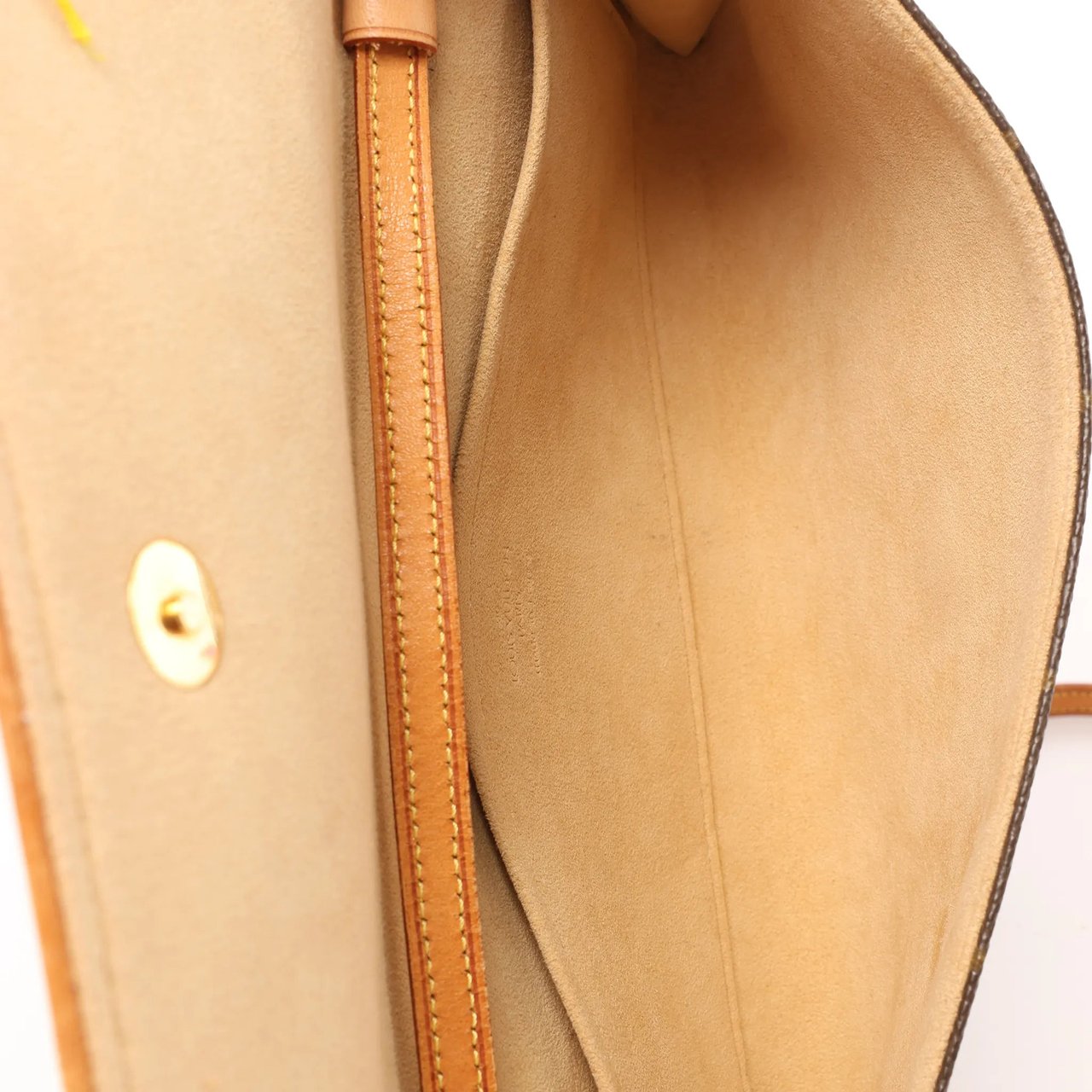 Louis Vuitton Pochette Twin GM Monogram Canvas Crossbody Bag in Brown M51852 Bruin