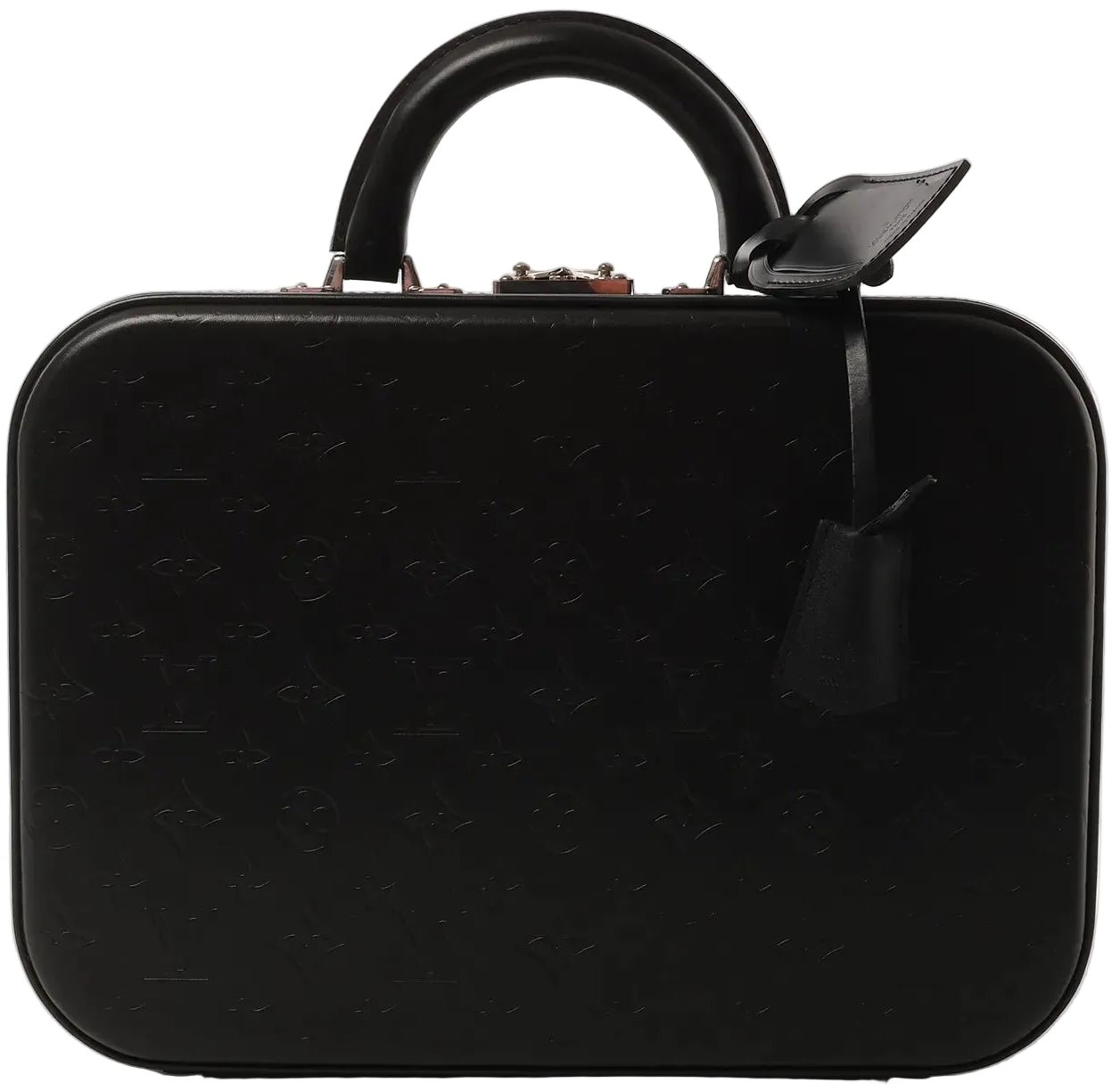 Louis Vuitton Valisette MM Monogram Glace Handbag in Black M92234 Zwart