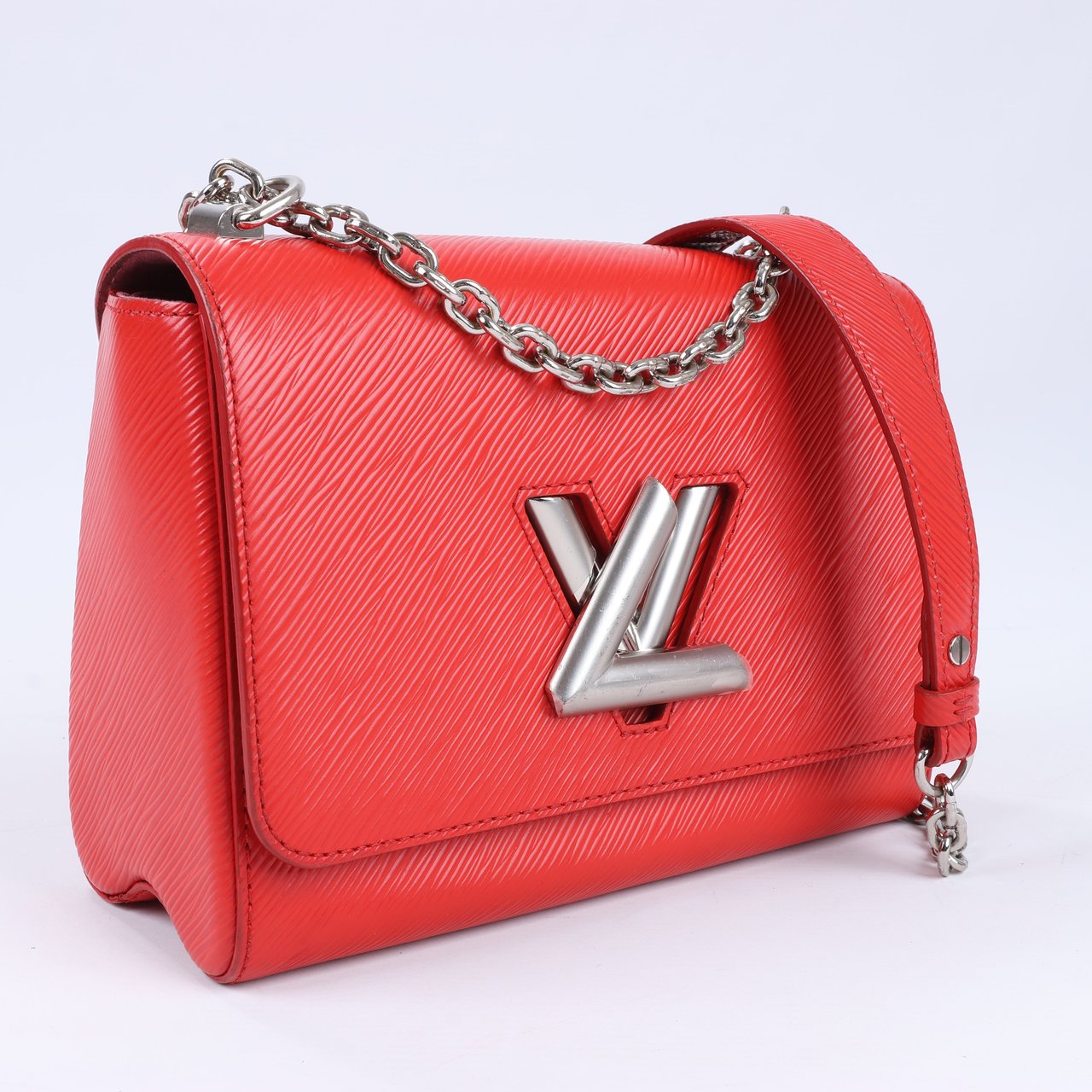 Louis Vuitton Epi Leather Twist Shoulder Bag MM in Red M50523 Rood