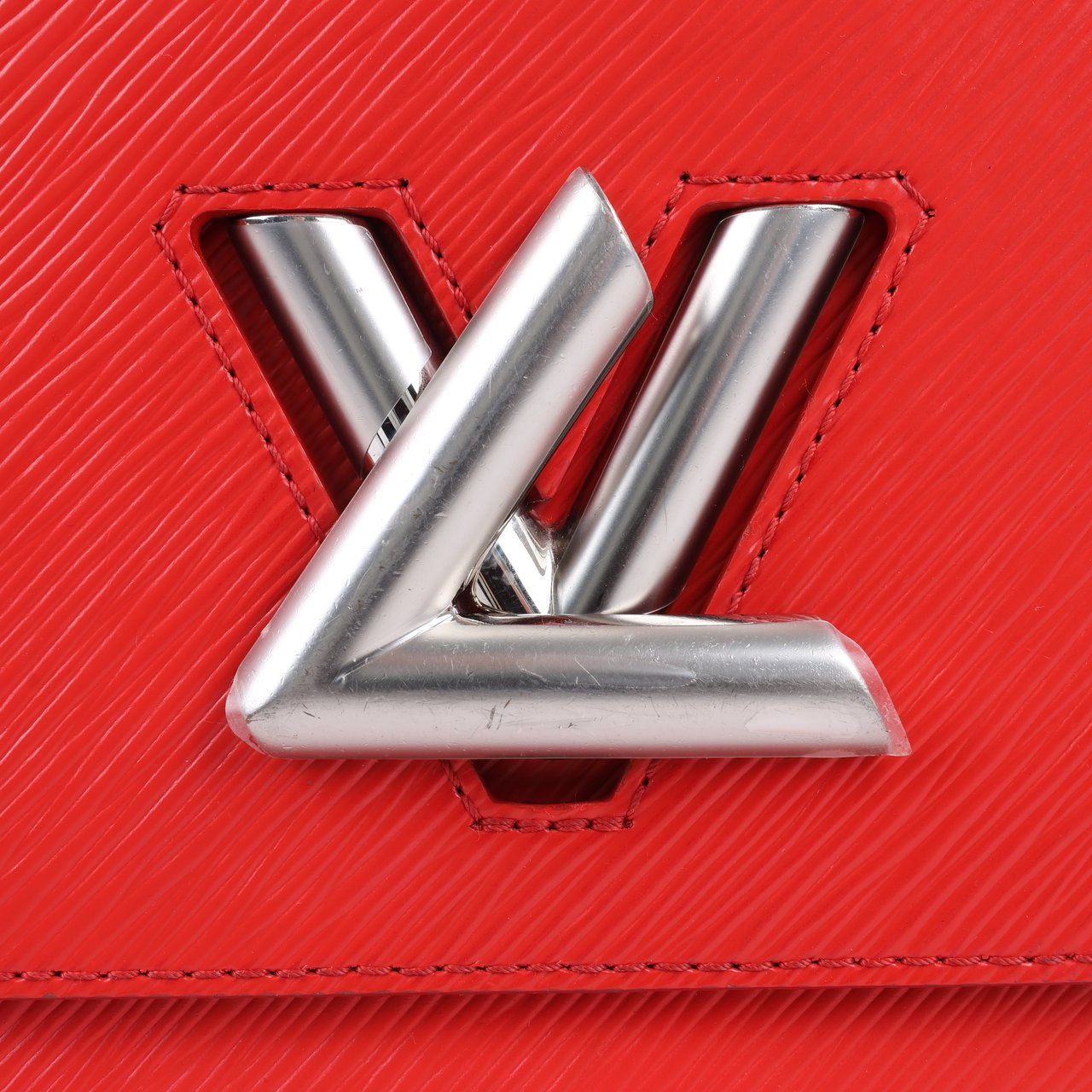 Louis Vuitton Epi Leather Twist Shoulder Bag MM in Red M50523 Rood