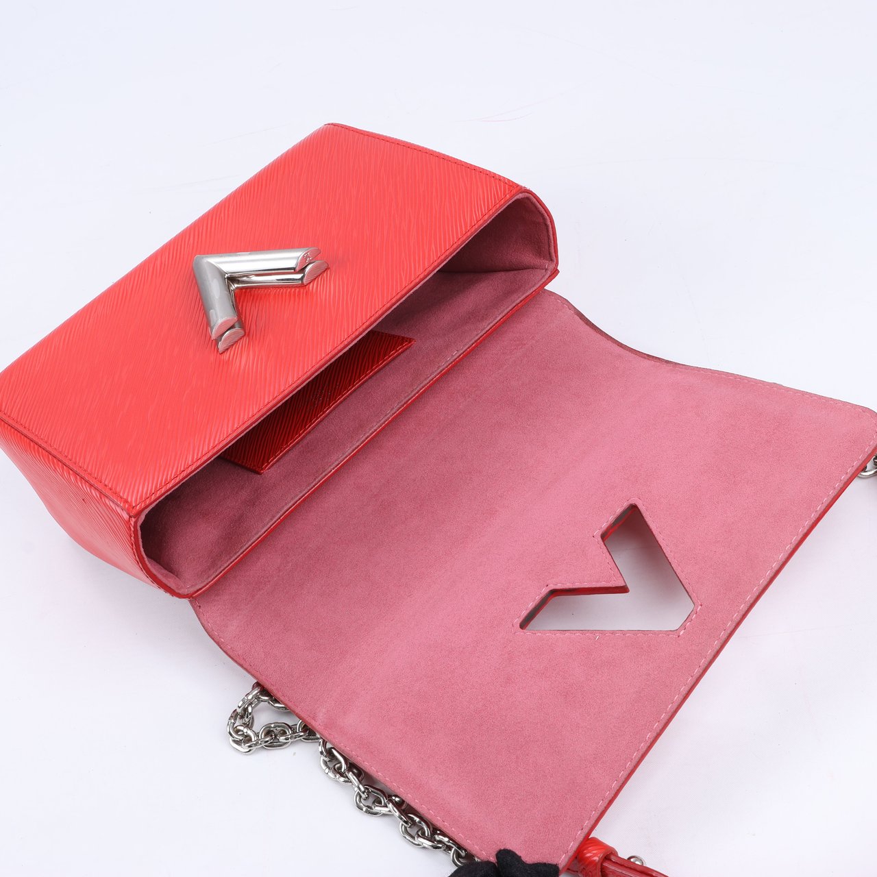 Louis Vuitton Epi Leather Twist Shoulder Bag MM in Red M50523 Rood