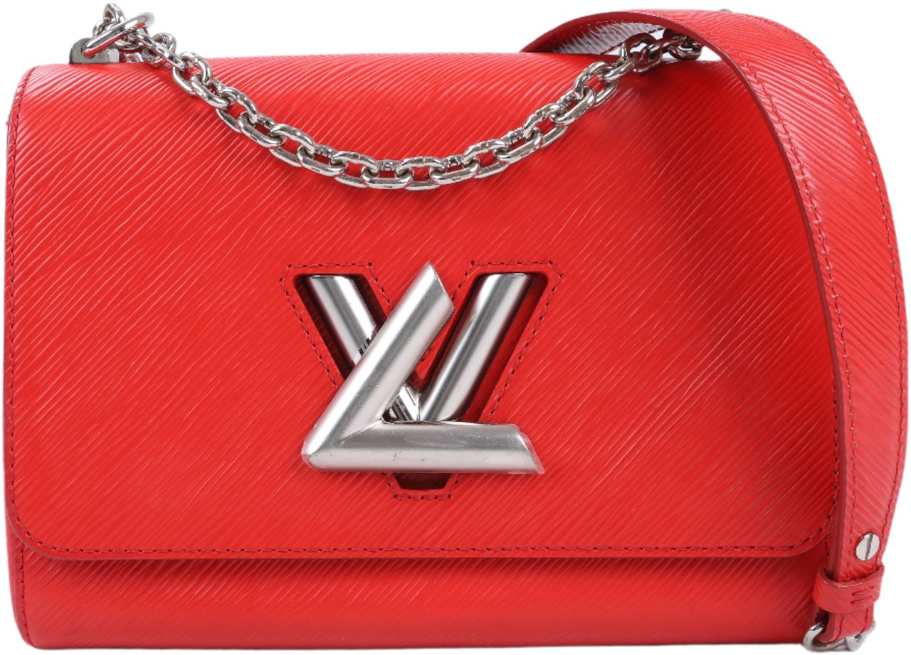 Louis Vuitton Epi Leather Twist Shoulder Bag MM in Red M50523 Rood