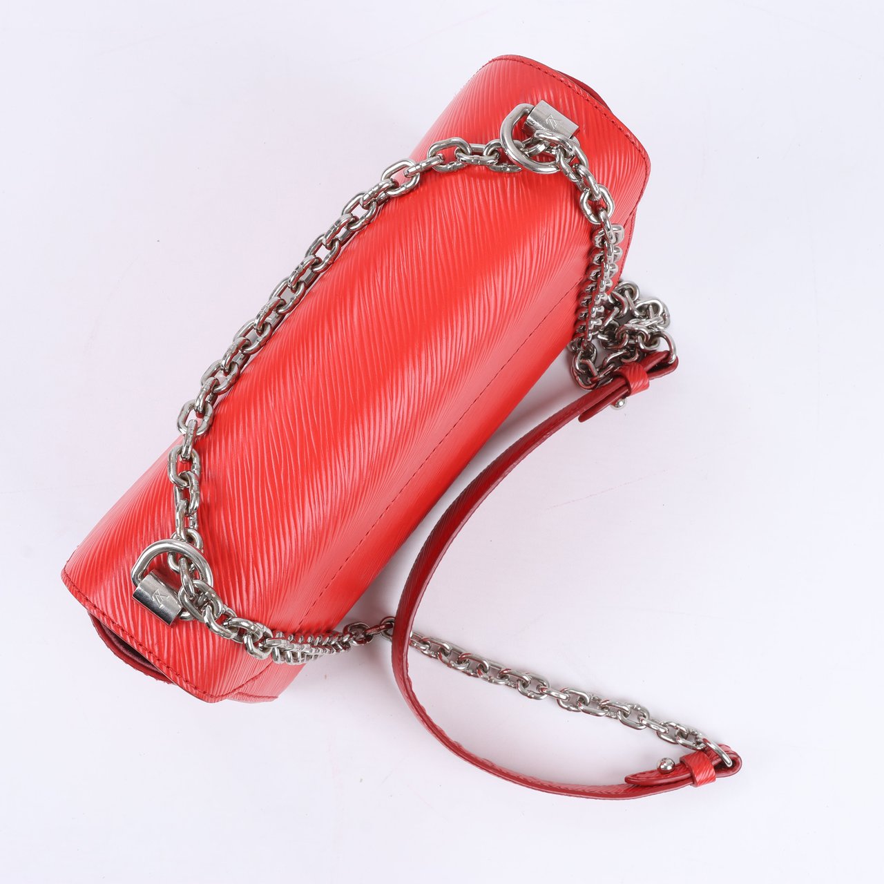 Louis Vuitton Epi Leather Twist Shoulder Bag MM in Red M50523 Rood