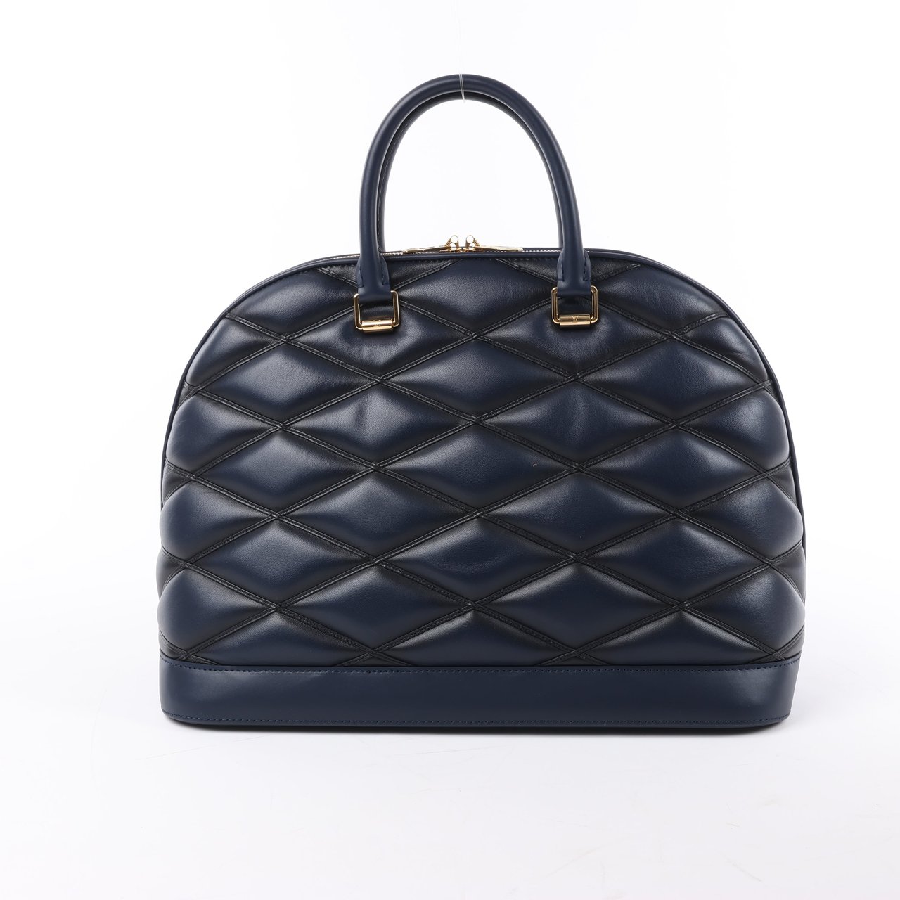 Louis Vuitton Malletage Alma GM Handbag in Navy Blue M23723 Navy