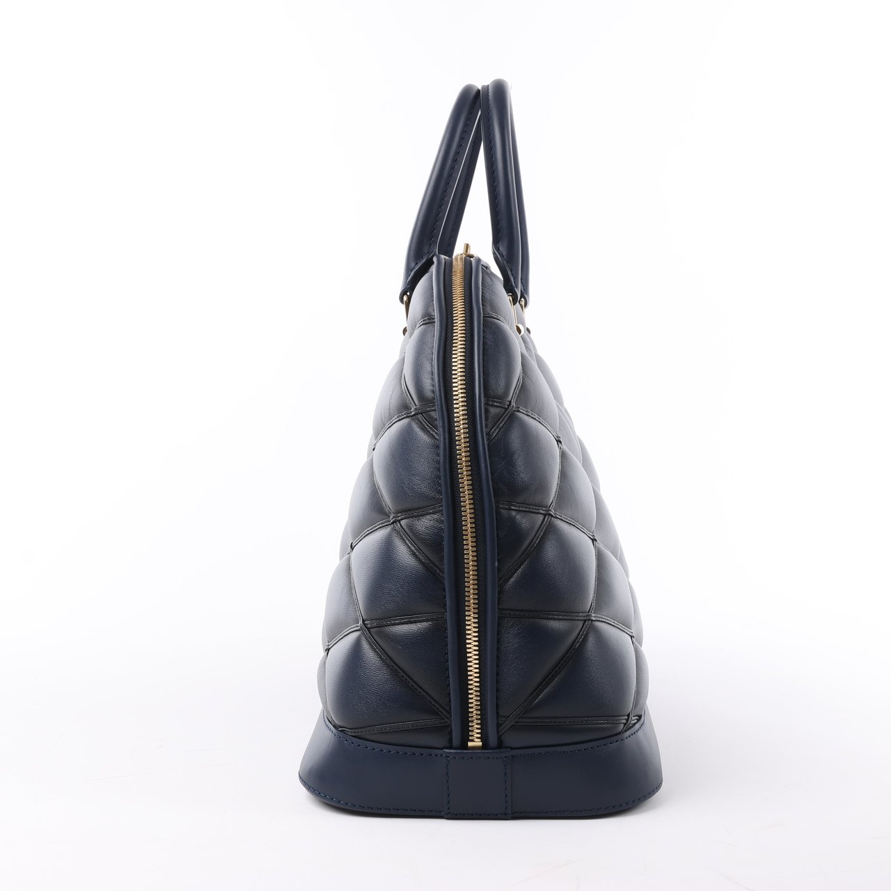 Louis Vuitton Malletage Alma GM Handbag in Navy Blue M23723 Navy