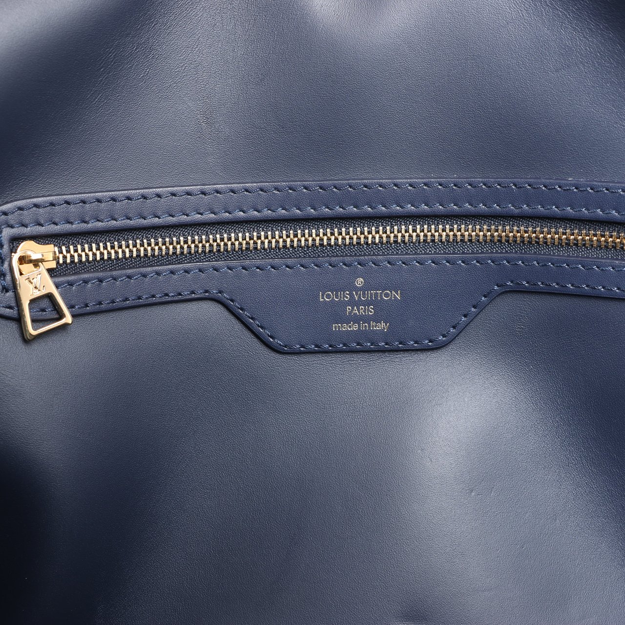Louis Vuitton Malletage Alma GM Handbag in Navy Blue M23723 Navy