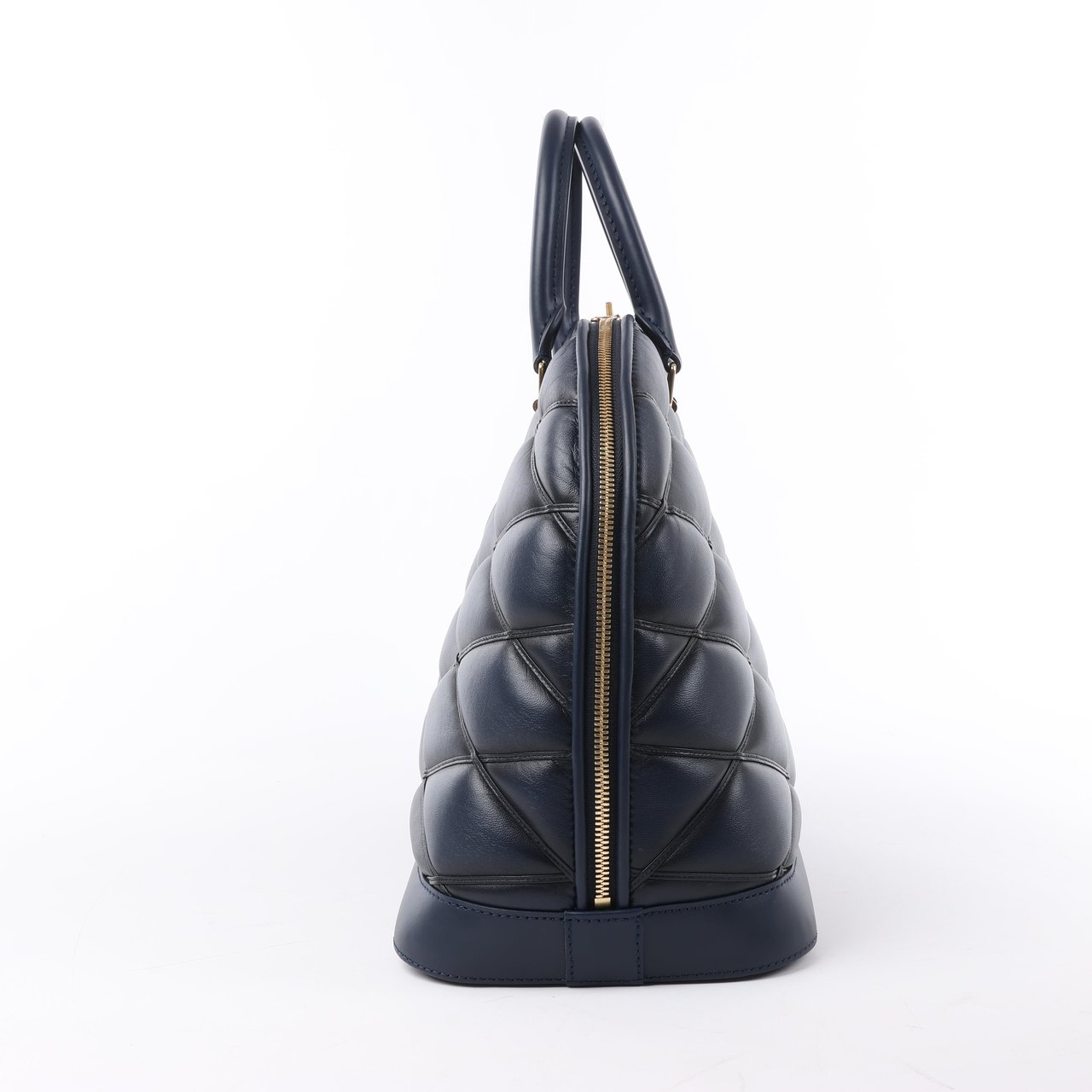 Louis Vuitton Malletage Alma GM Handbag in Navy Blue M23723 Navy