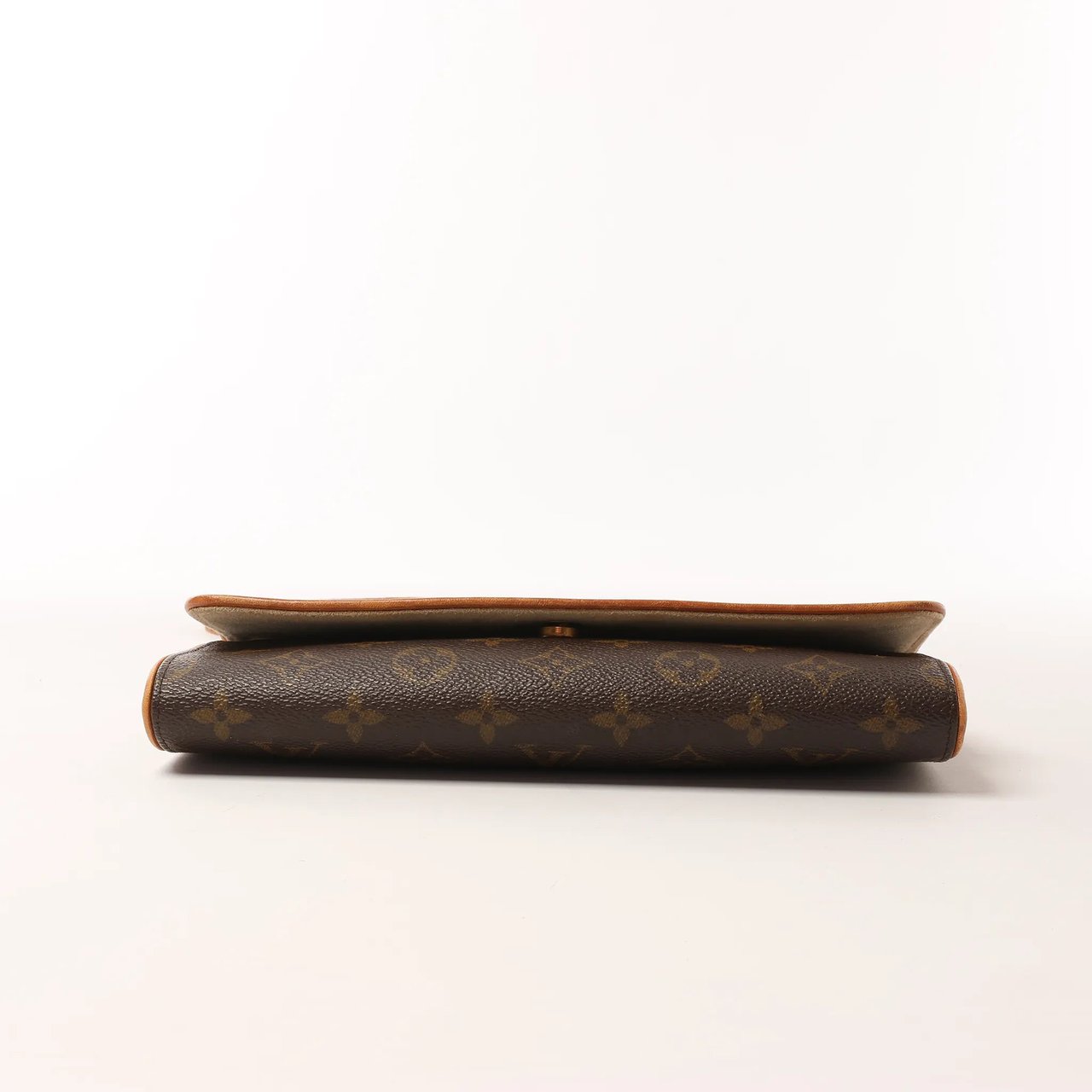 Louis Vuitton Louis Vuitton Pochette Twin GM Monogram Canvas Crossbody Bag in Brown M51852 Bruin