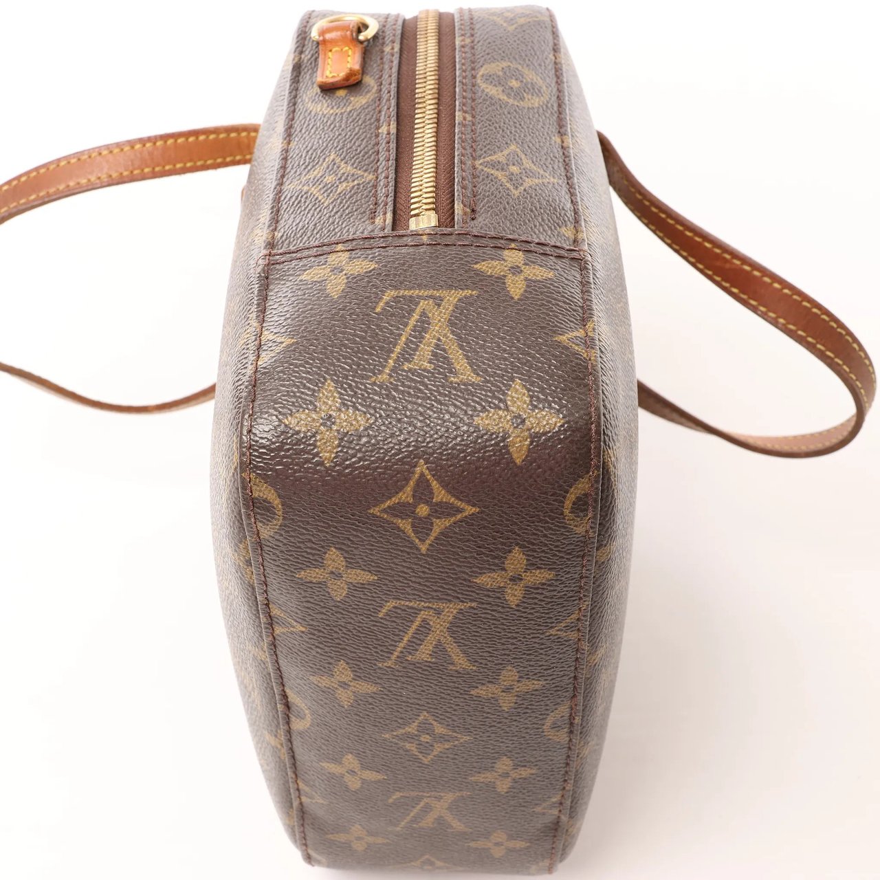 Louis Vuitton Spontini Monogram Canvas Handbag M47500 Bruin