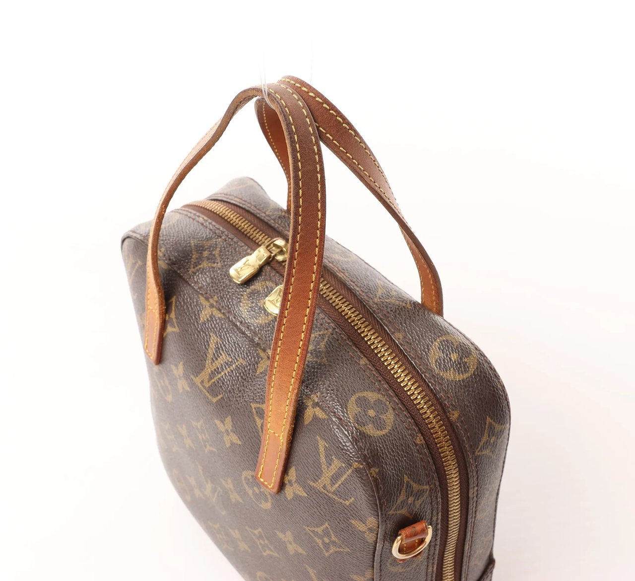 Louis Vuitton Spontini Monogram Canvas Handbag M47500 Bruin
