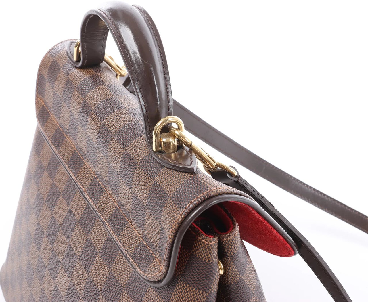 Louis Vuitton Bergamo PM Damier Ebene 2Way Handbag in Brown N41167 Bruin