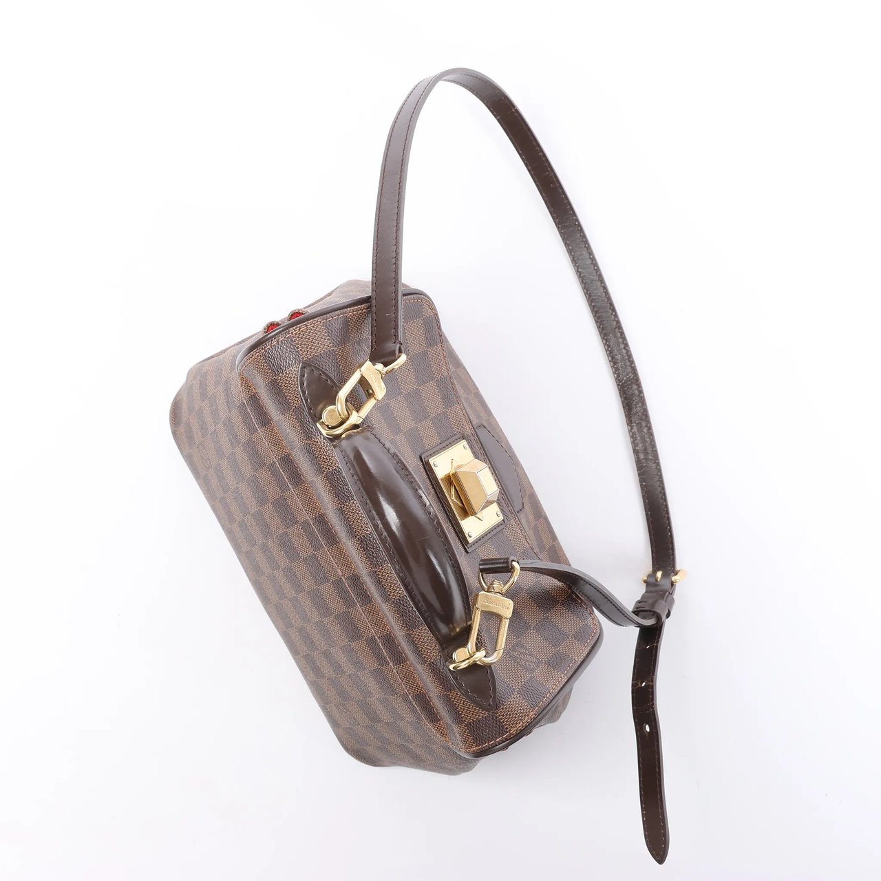 Louis Vuitton Bergamo PM Damier Ebene 2Way Handbag in Brown N41167 Bruin