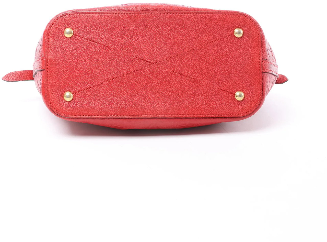 Louis Vuitton Louis Vuitton Mazarine PM Monogram Empreinte Handbag in Red M50638 Rood