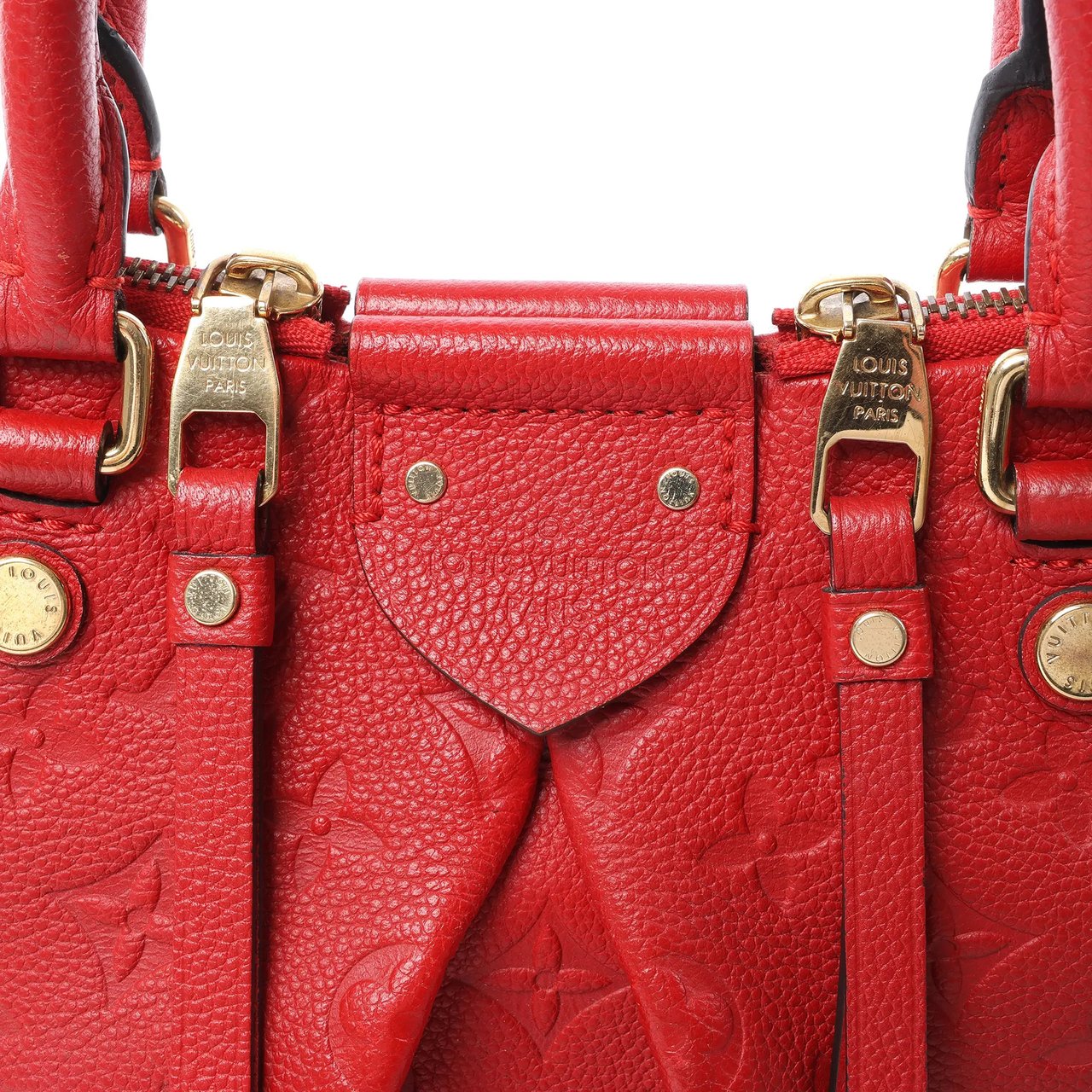 Louis Vuitton Louis Vuitton Mazarine PM Monogram Empreinte Handbag in Red M50638 Rood