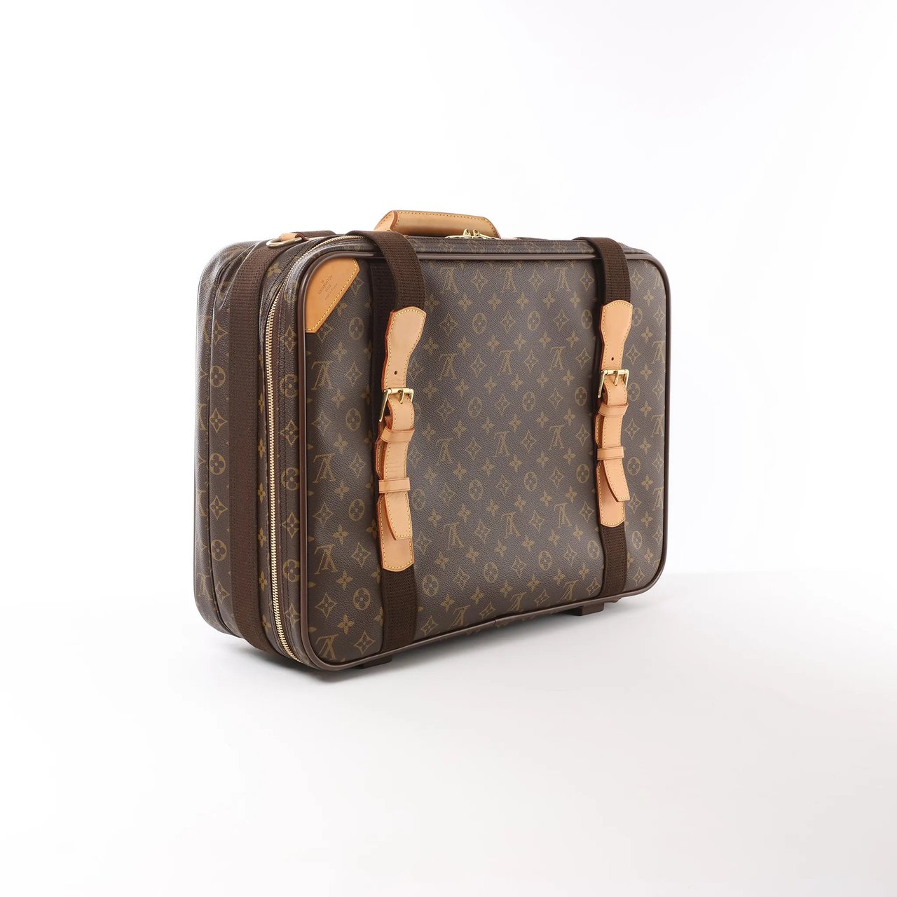 Louis Vuitton Satellite 50 Monogram Canvas Travel Bag in Brown Bruin