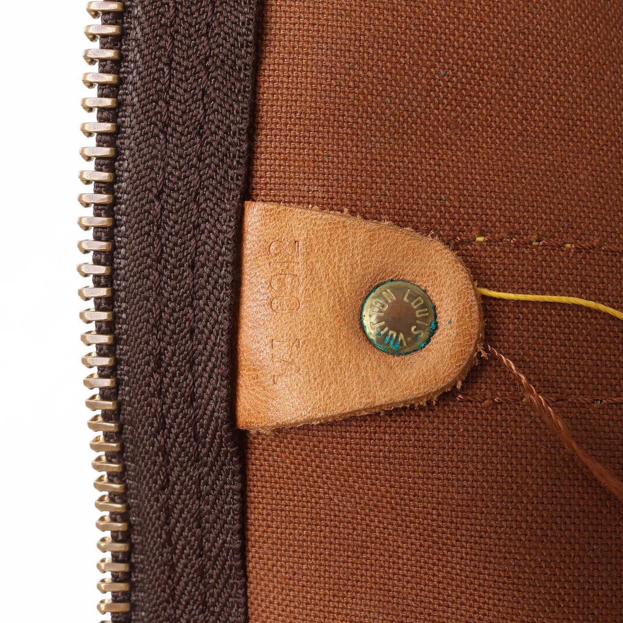 Louis Vuitton Keepall Bandoulière 50 Monogram Canvas Travel Bag in Brown M41416 Bruin