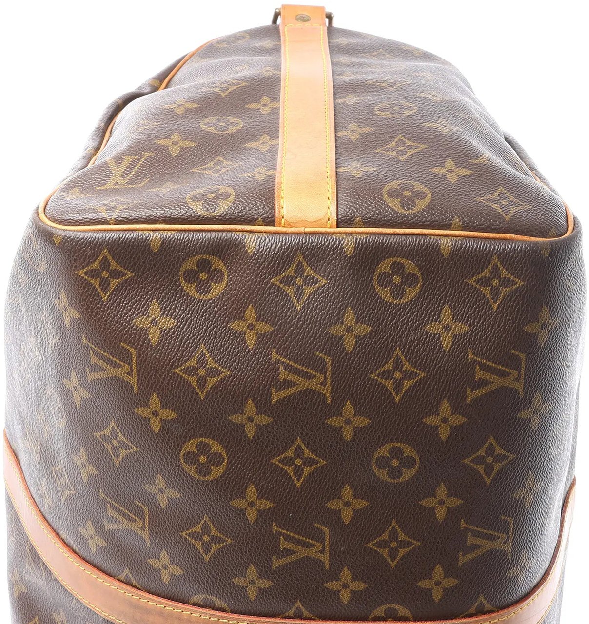 Louis Vuitton Keepall Bandoulière 50 Monogram Canvas Travel Bag in Brown M41416 Bruin