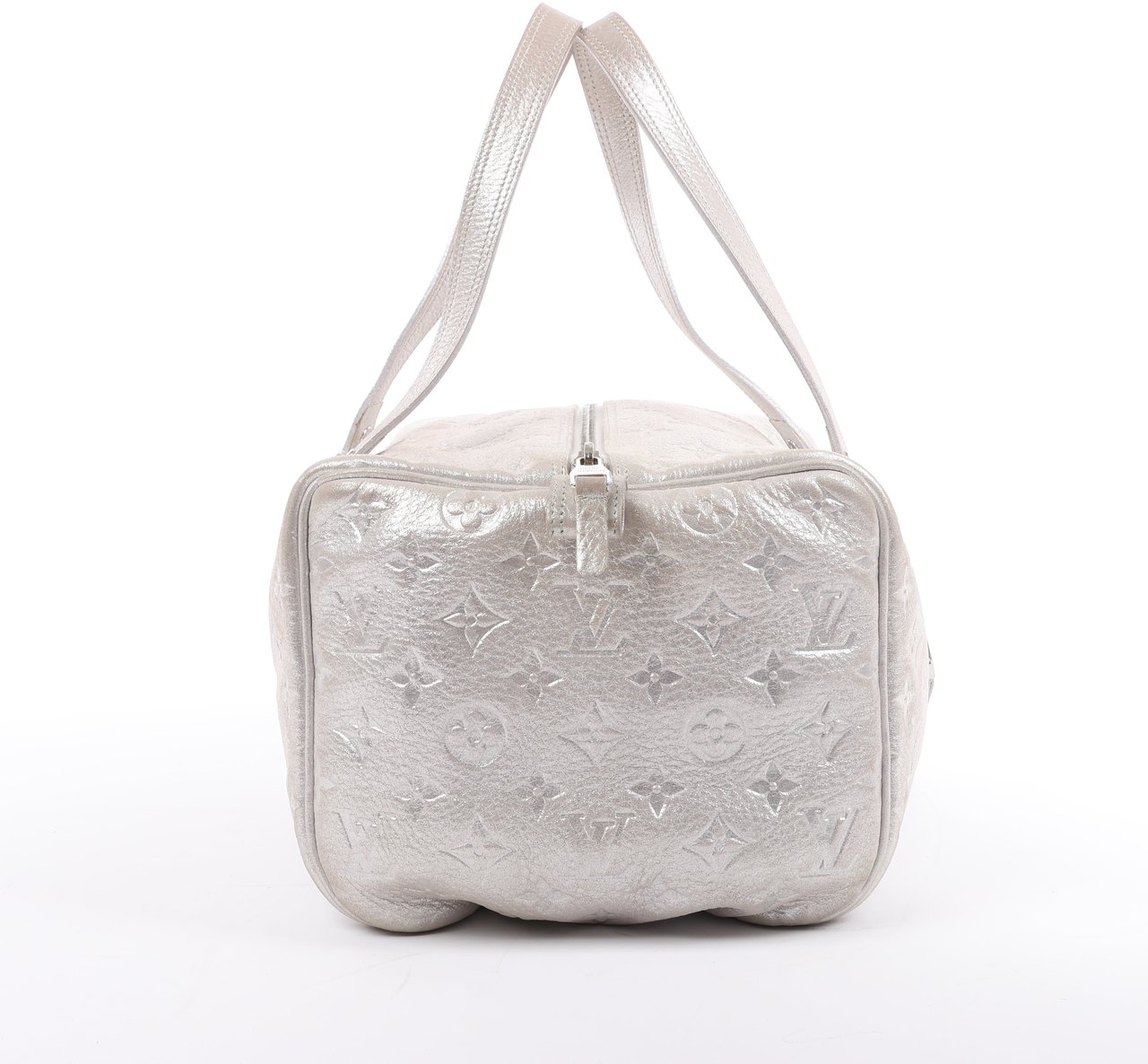 Louis Vuitton Comete Limited Edition Monogram Shoulder Bag in Shimmer Silver Zilver