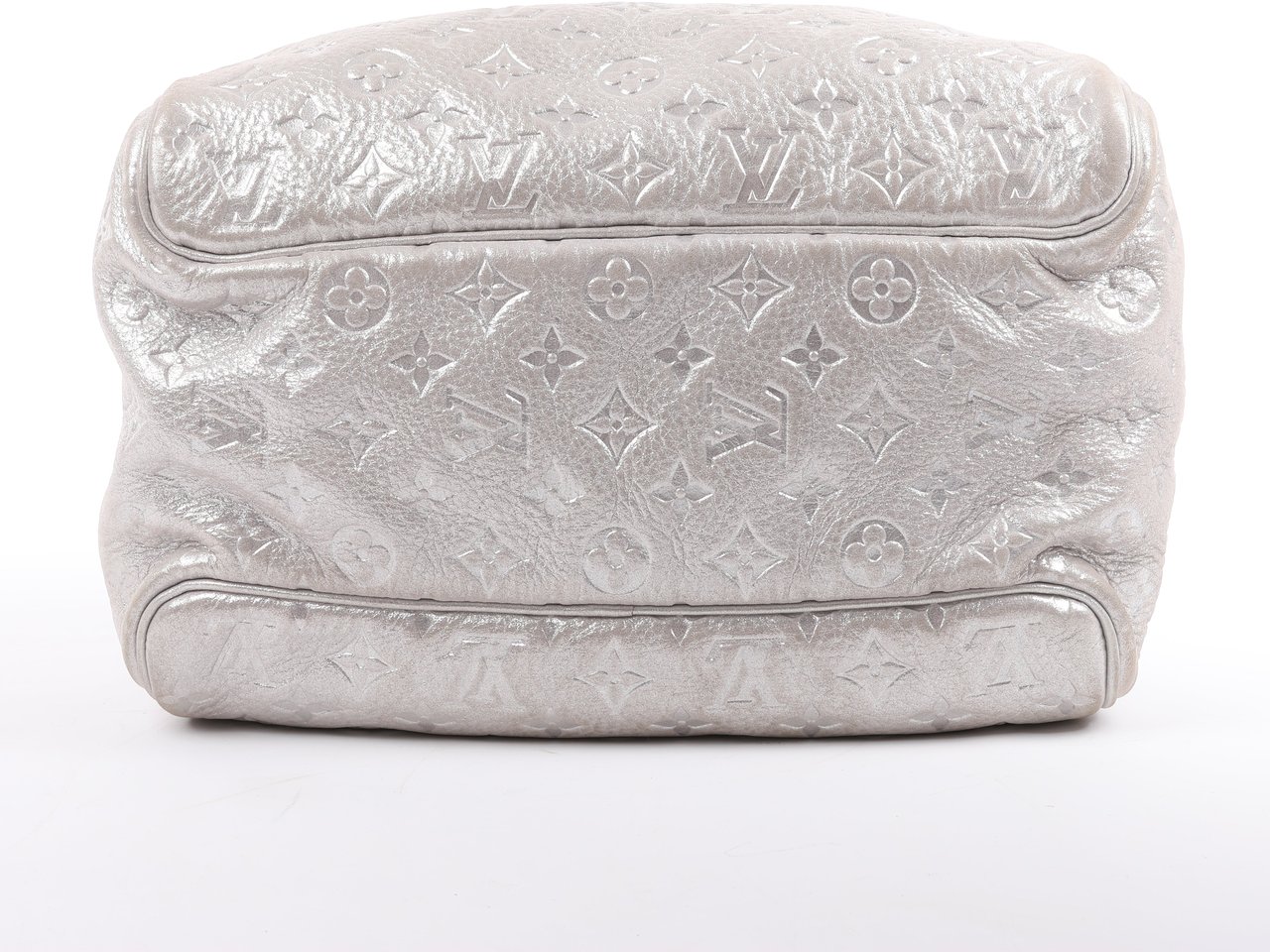 Louis Vuitton Comete Limited Edition Monogram Shoulder Bag in Shimmer Silver Zilver