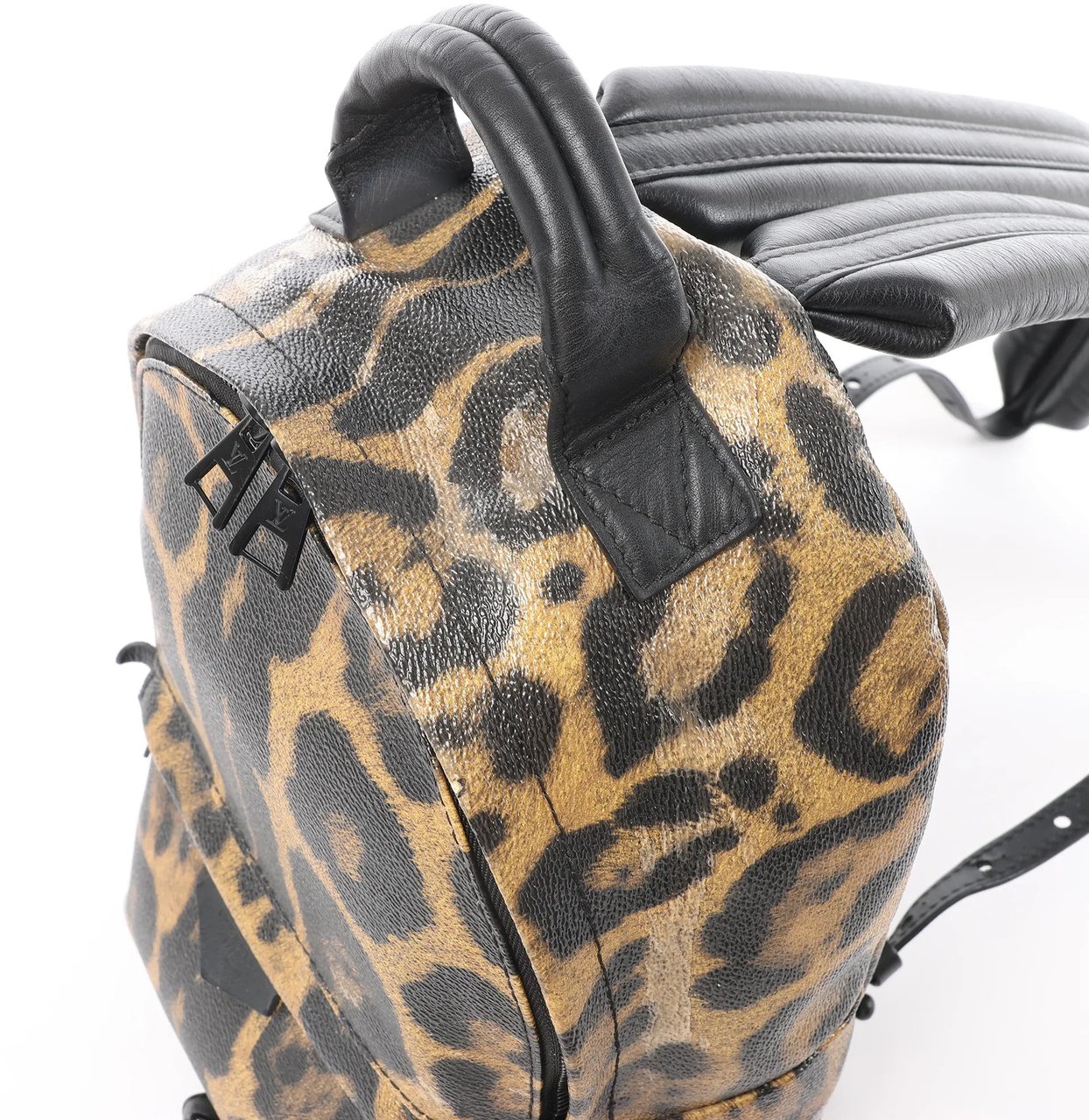 Louis Vuitton Palm Springs PM Animal Print Backpack in Brown x Black M52020 Divers