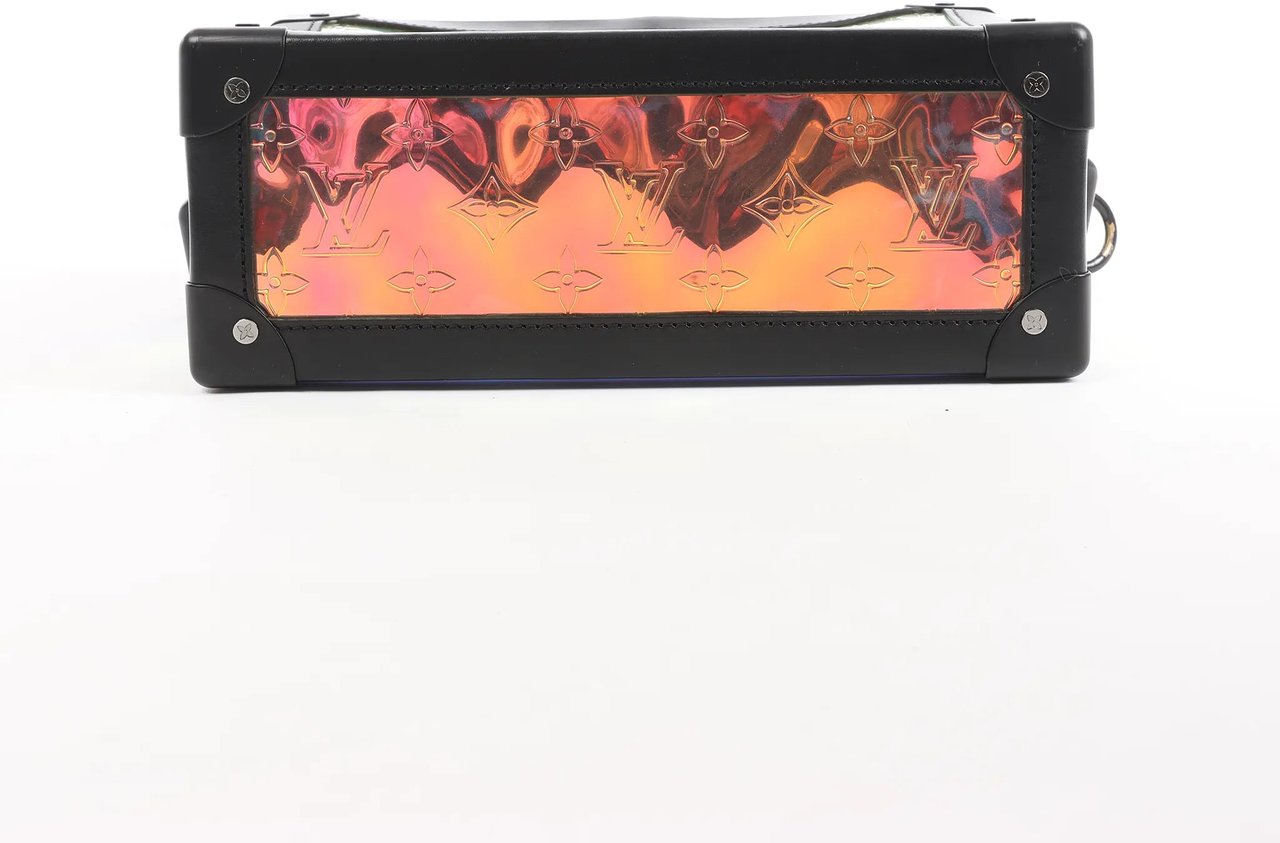 Louis Vuitton Soft Trunk Monogram Prism Crossbody Bag in Black x Holographic M55932 Divers