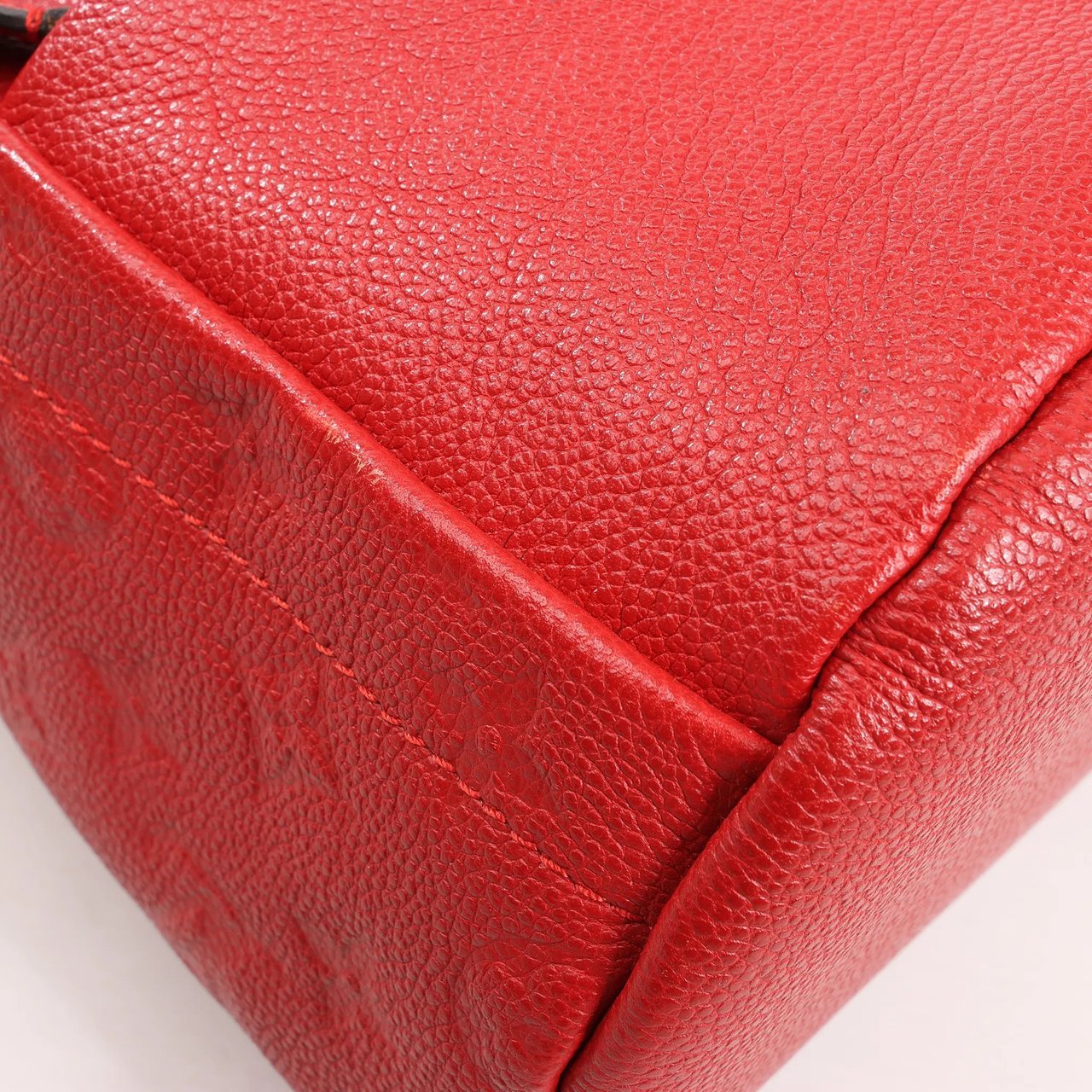 Louis Vuitton Sorbonne Monogram Empreinte Backpack in Red M44015 Rood