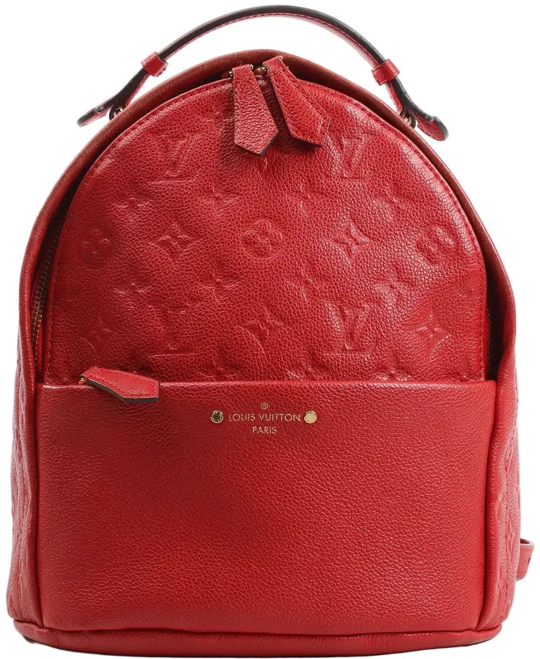 Louis Vuitton Sorbonne Monogram Empreinte Backpack in Red M44015 Rood