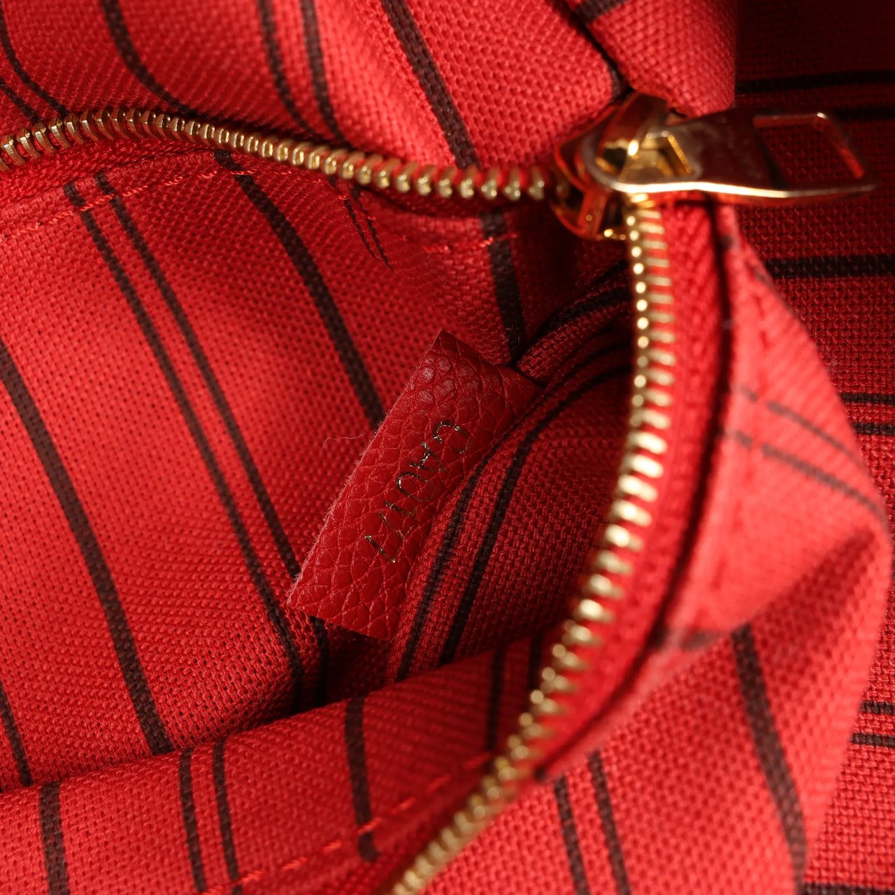 Louis Vuitton Sorbonne Monogram Empreinte Backpack in Red M44015 Rood