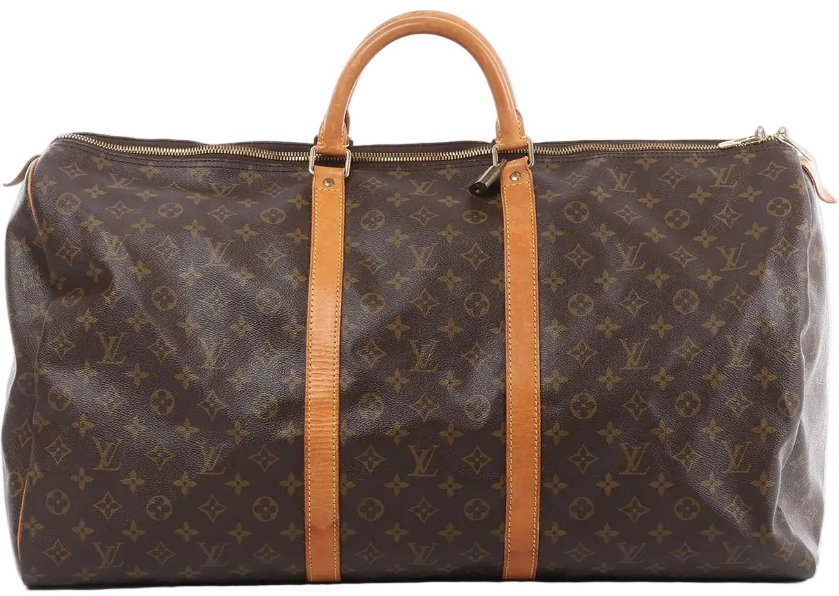 Louis Vuitton Louis Vuitton Keepall 60 Monogram Canvas Travel Bag in Brown M41422 Bruin