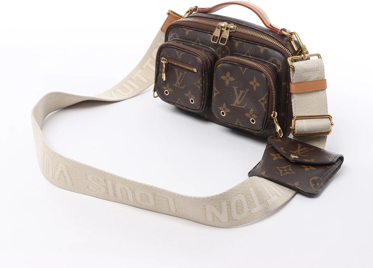 Louis Vuitton Louis Vuitton Utility Monogram Crossbody Bag in Brown M80446 Bruin