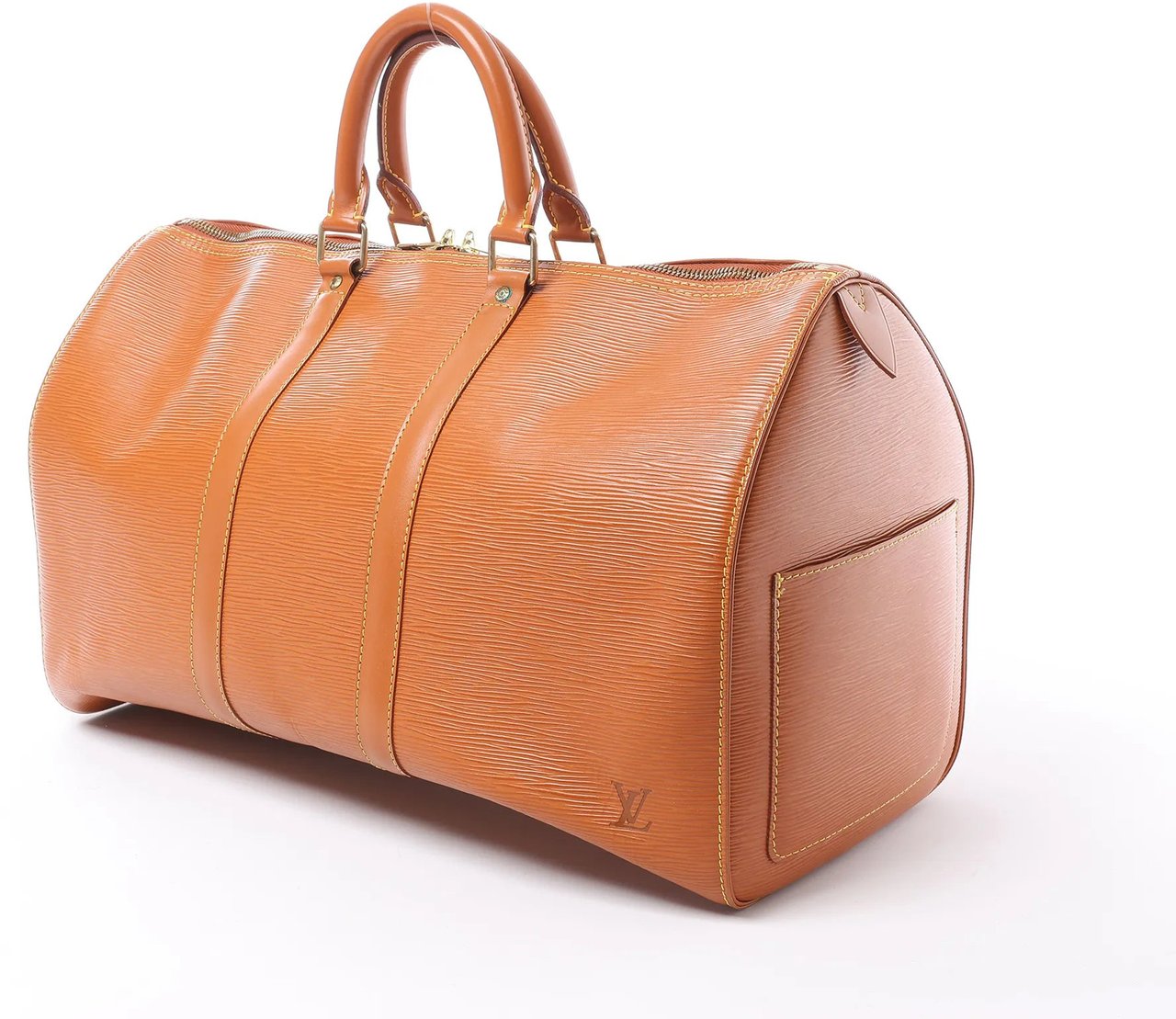 Louis Vuitton Louis Vuitton Keepall 45 Epi Leather Travel Bag in Brown Bruin