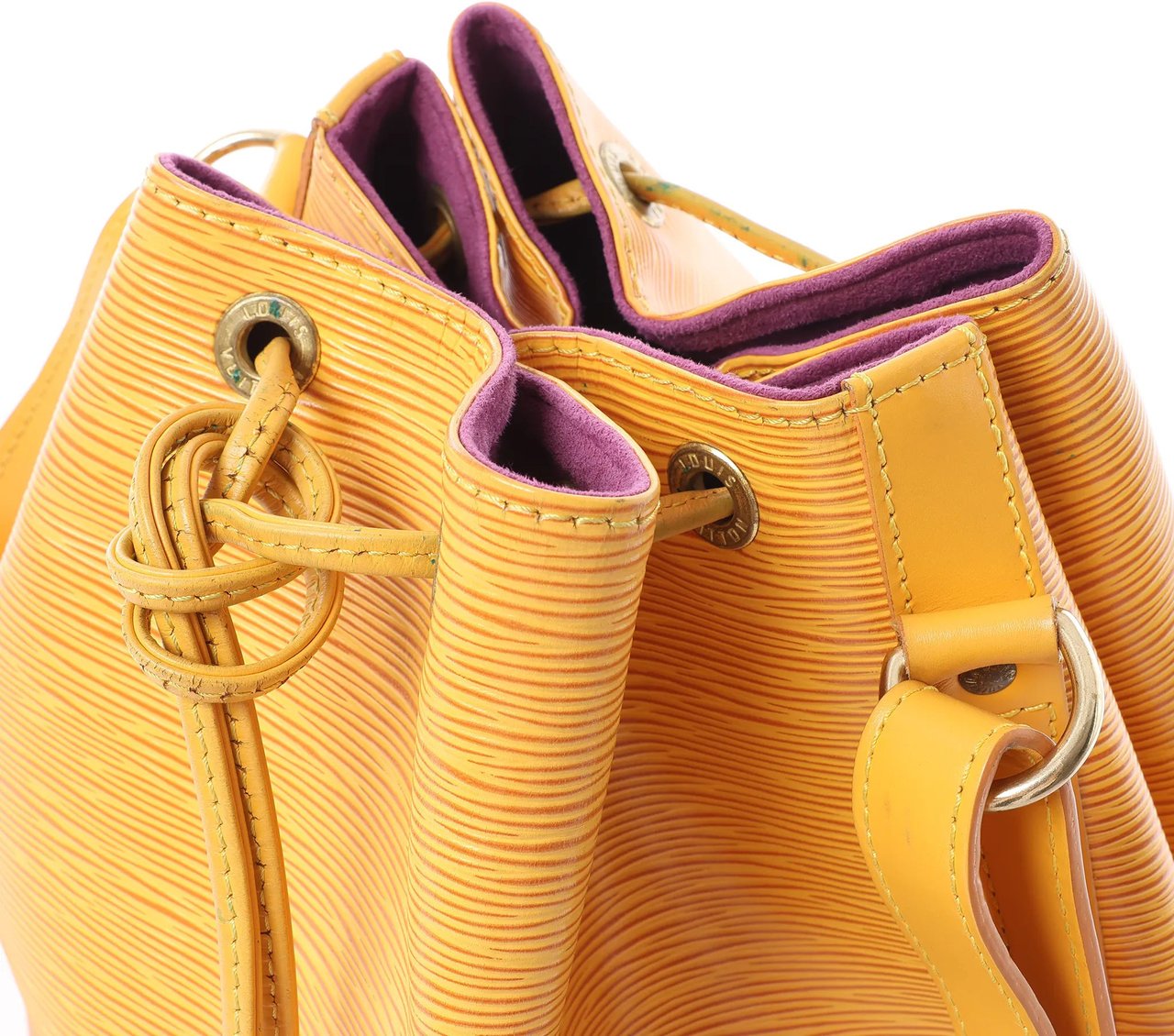 Louis Vuitton Louis Vuitton Noe Epi Leather Shoulder Bag in Yellow Geel