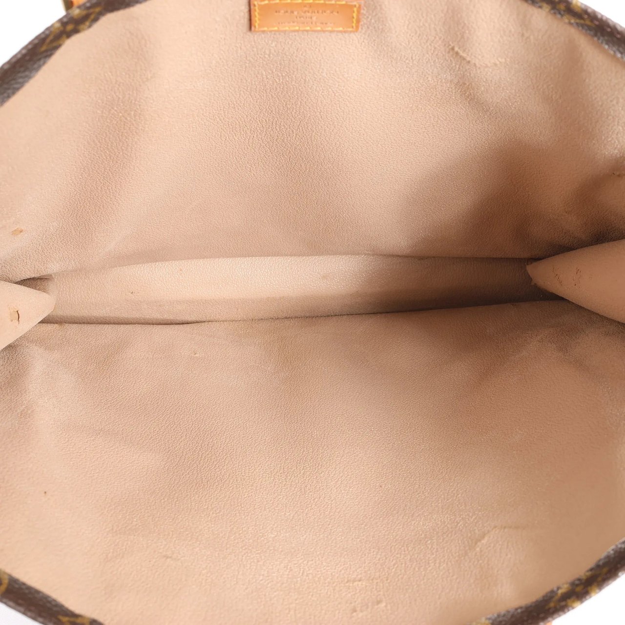 Louis Vuitton Louis Vuitton Sac Plat Monogram Canvas Handbag in Brown M51140 Bruin