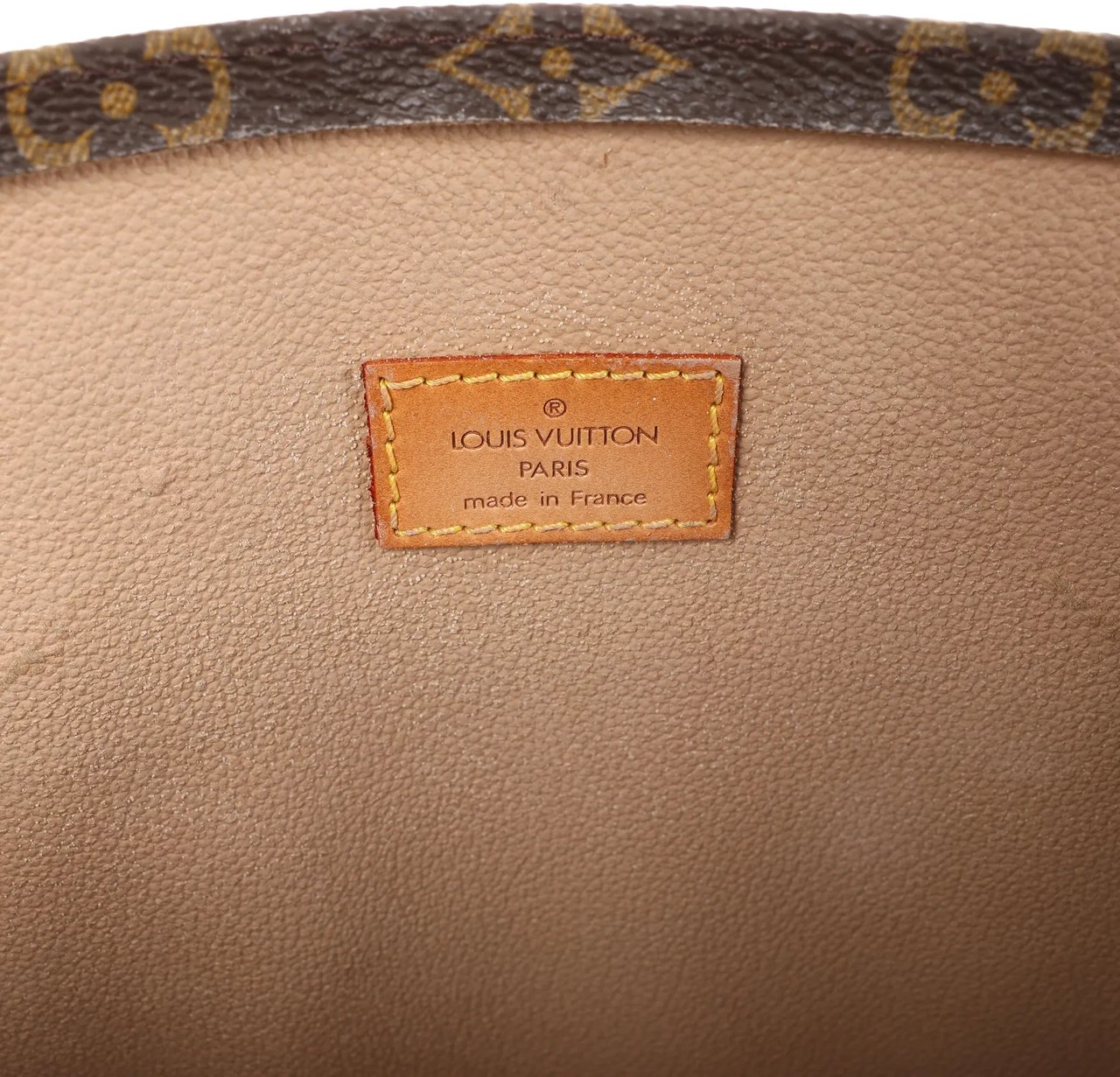 Louis Vuitton Louis Vuitton Sac Plat Monogram Canvas Handbag in Brown M51140 Bruin
