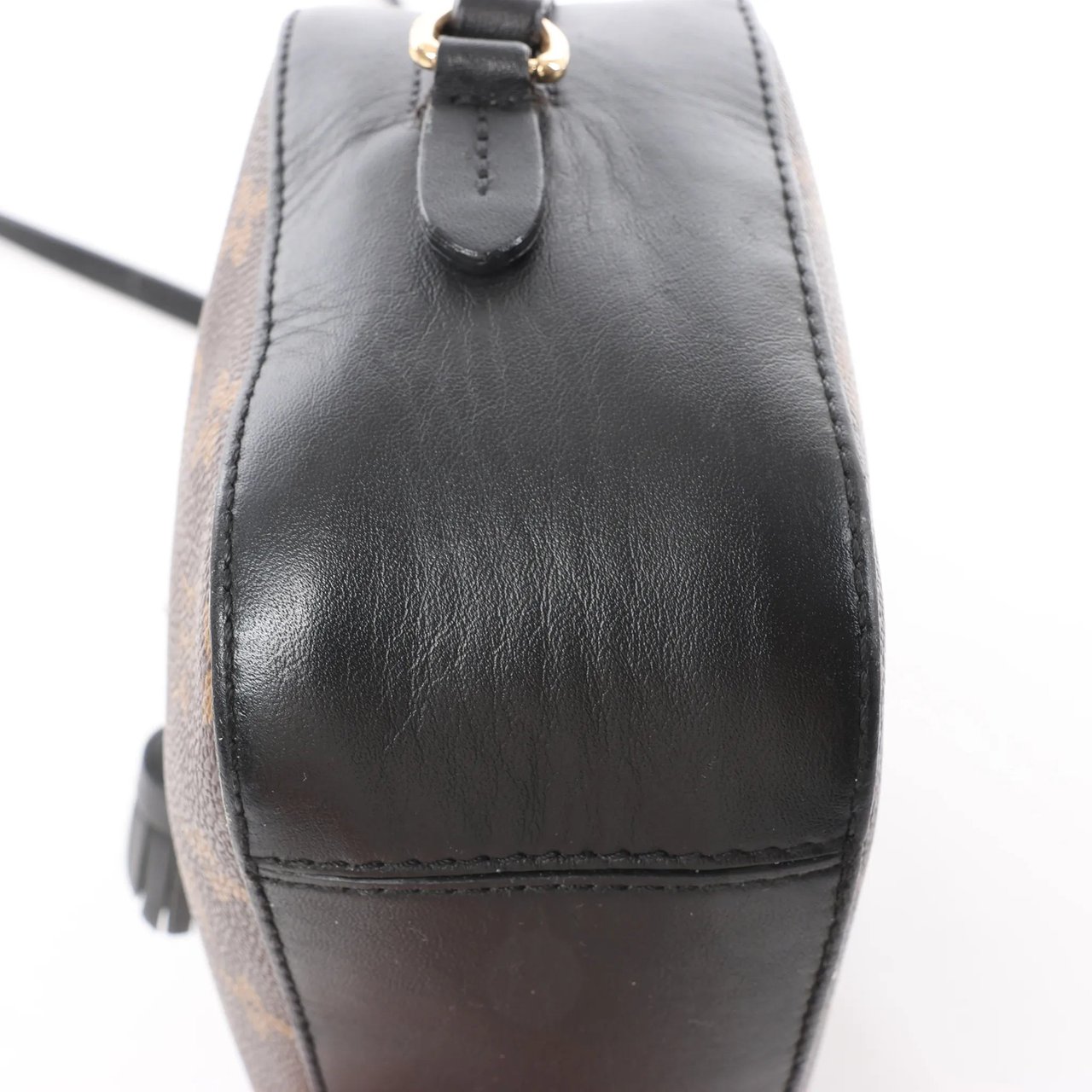 Louis Vuitton Louis Vuitton Saintonge Monogram Canvas Crossbody Bag in Brown x Black M43555 Bruin