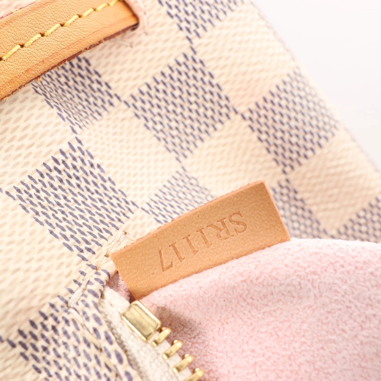 Louis Vuitton Louis Vuitton Sperone BB Damier Azur Backpack in Beige N44026 Beige