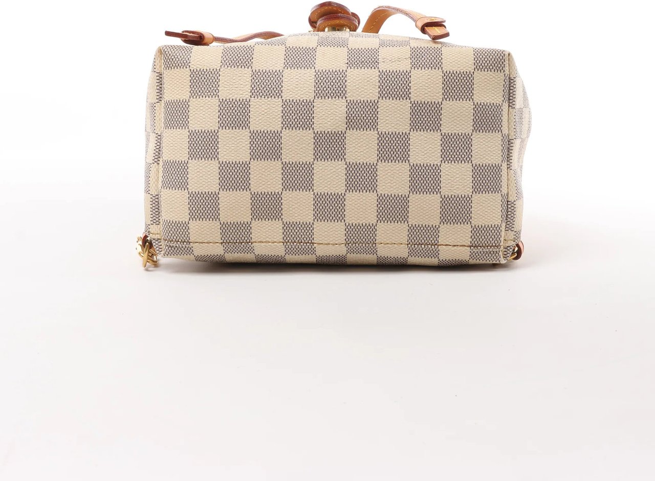 Louis Vuitton Louis Vuitton Sperone BB Damier Azur Backpack in Beige N44026 Beige