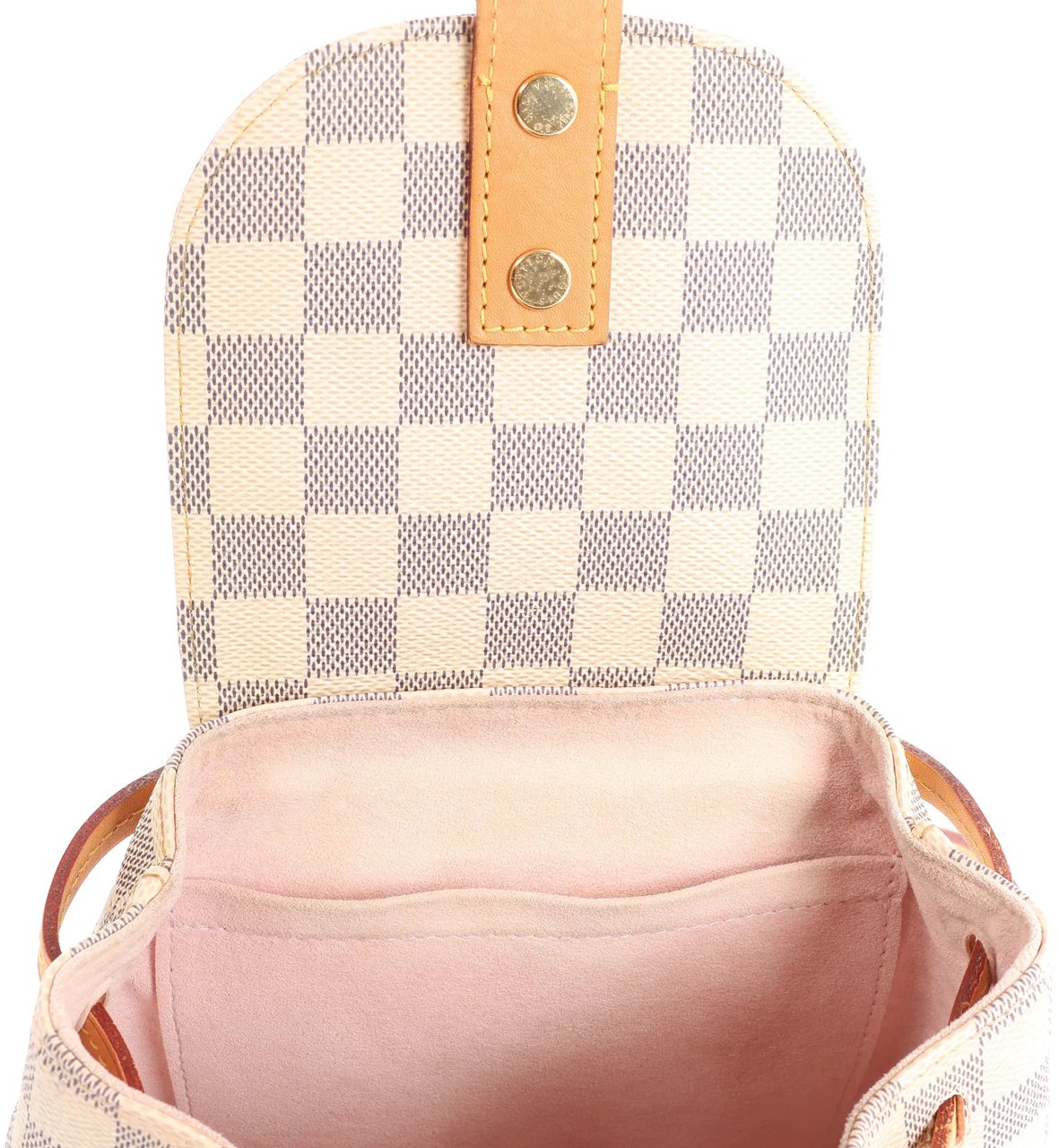 Louis Vuitton Louis Vuitton Sperone BB Damier Azur Backpack in Beige N44026 Beige