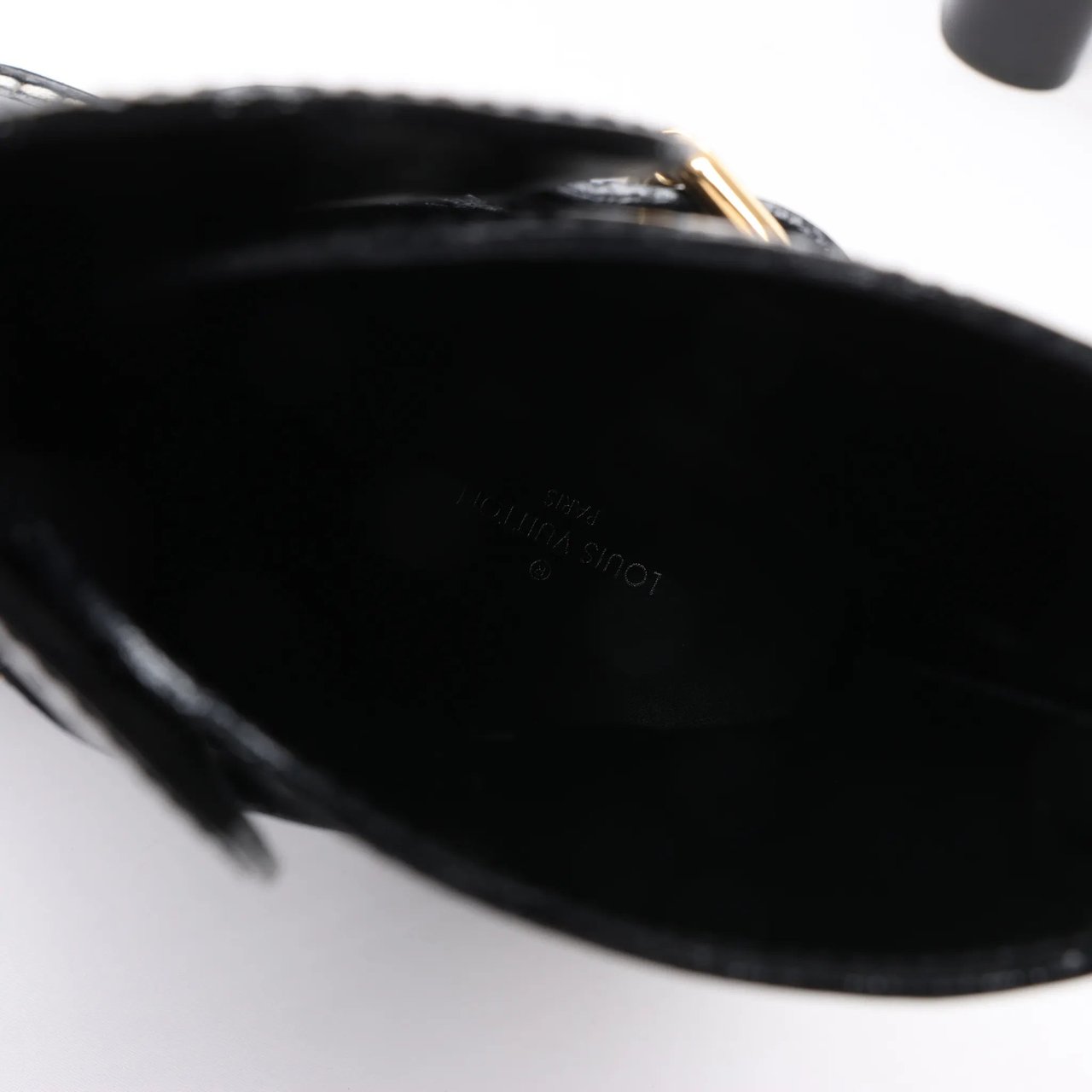 Louis Vuitton Louis Vuitton Star Trail Line 21 years Monogram Patent Leather Ankle Boots in Black MA0231, Size 38 EU Zwart