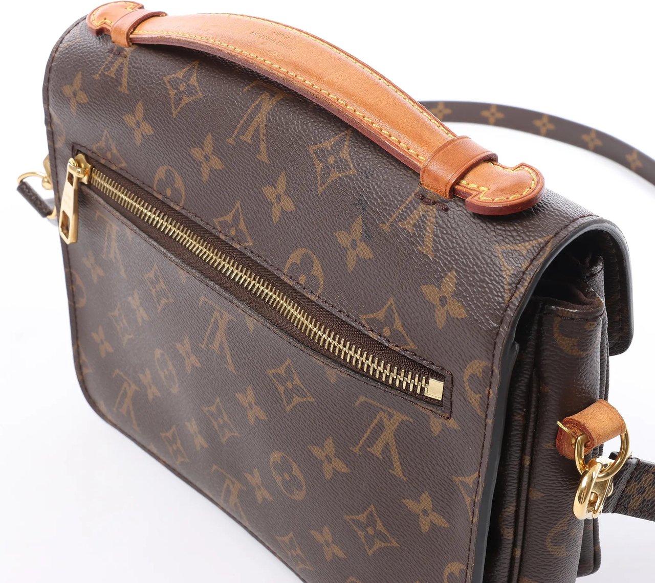 Louis Vuitton Metis MM Pochette Monogram Canvas Crossbody Bag in Brown M44875 Bruin