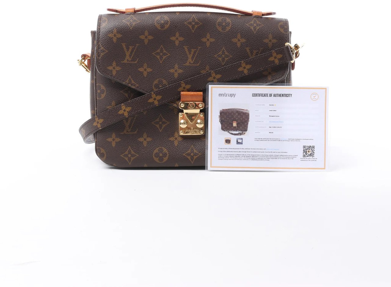Louis Vuitton Metis MM Pochette Monogram Canvas Crossbody Bag in Brown M44875 Bruin